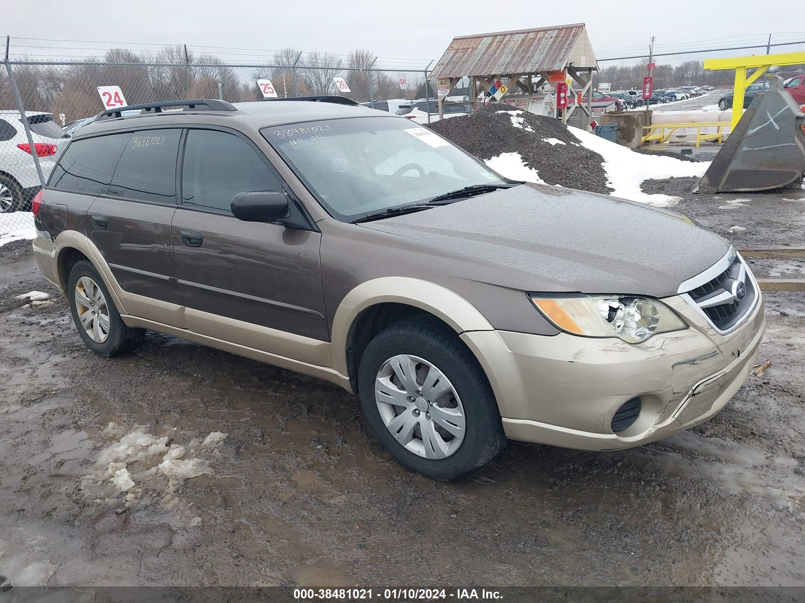 SUBARU OUTBACK 2008 4s4bp60c287306097