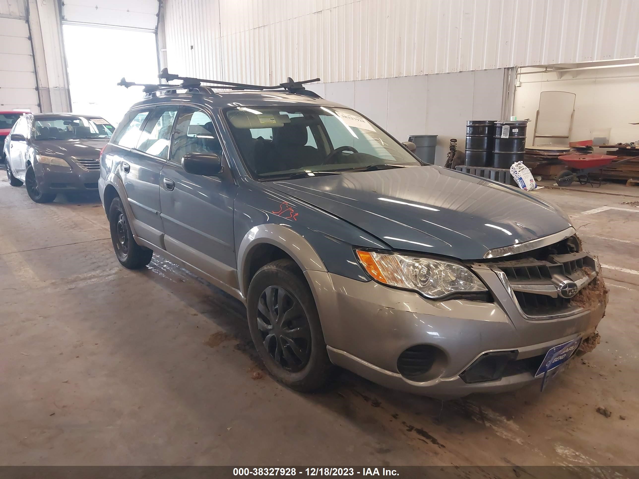 SUBARU OUTBACK 2008 4s4bp60c587338445