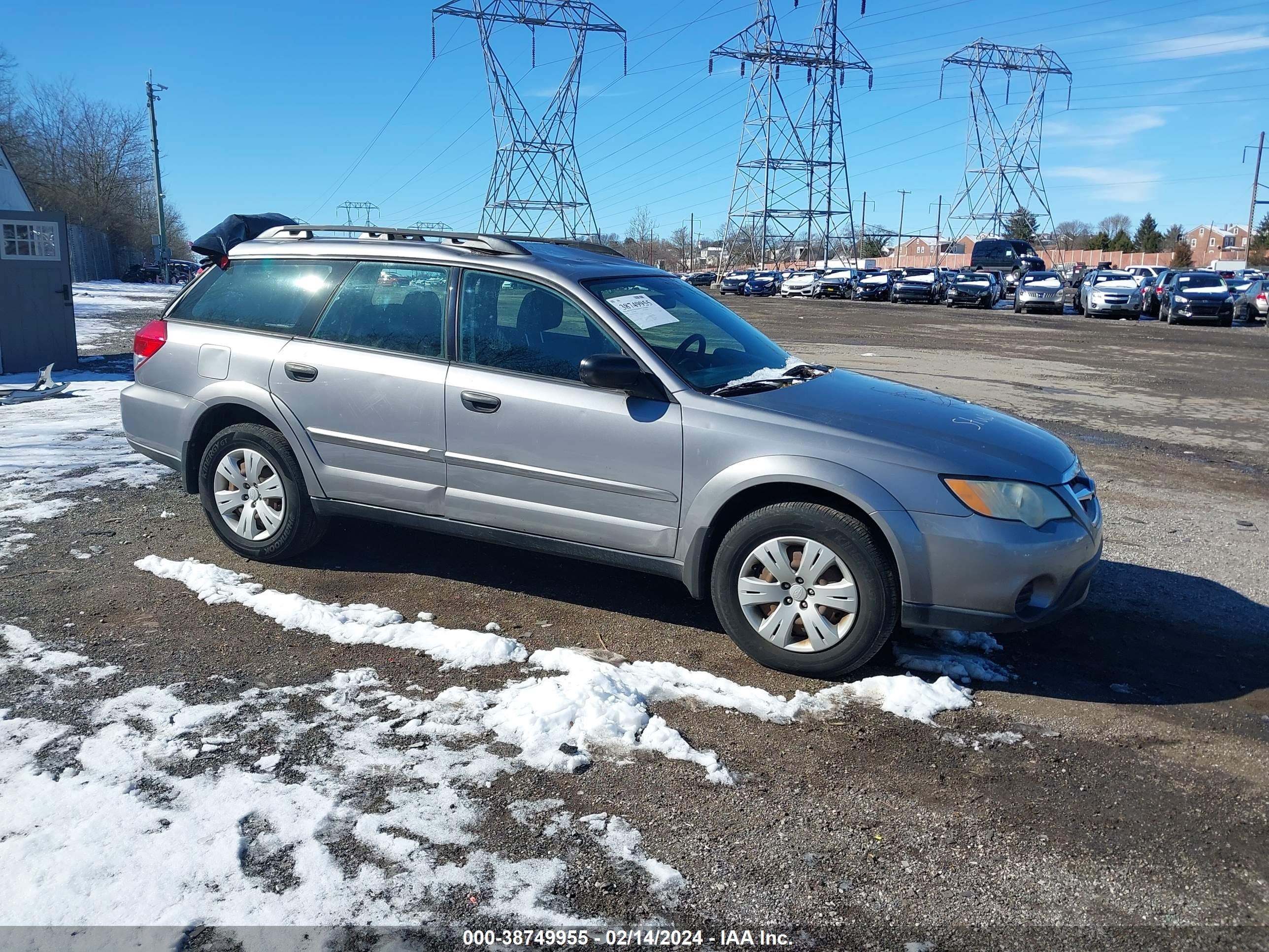 SUBARU OUTBACK 2008 4s4bp60c787363606