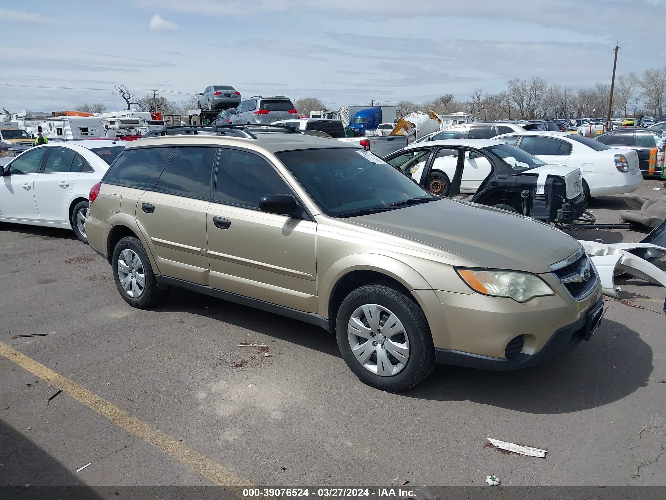 SUBARU OUTBACK 2008 4s4bp60cx87315341