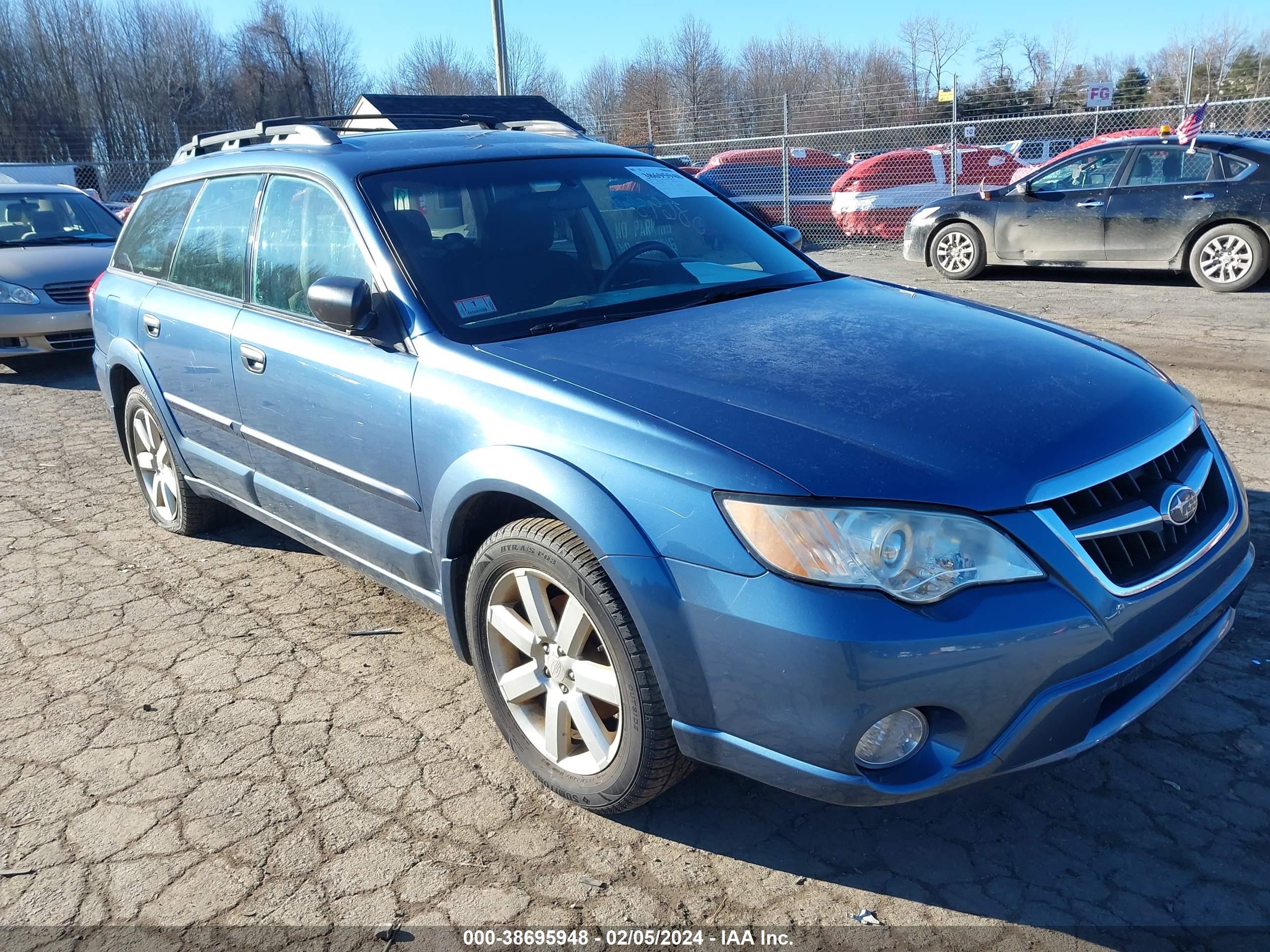 SUBARU OUTBACK 2008 4s4bp61c087307229