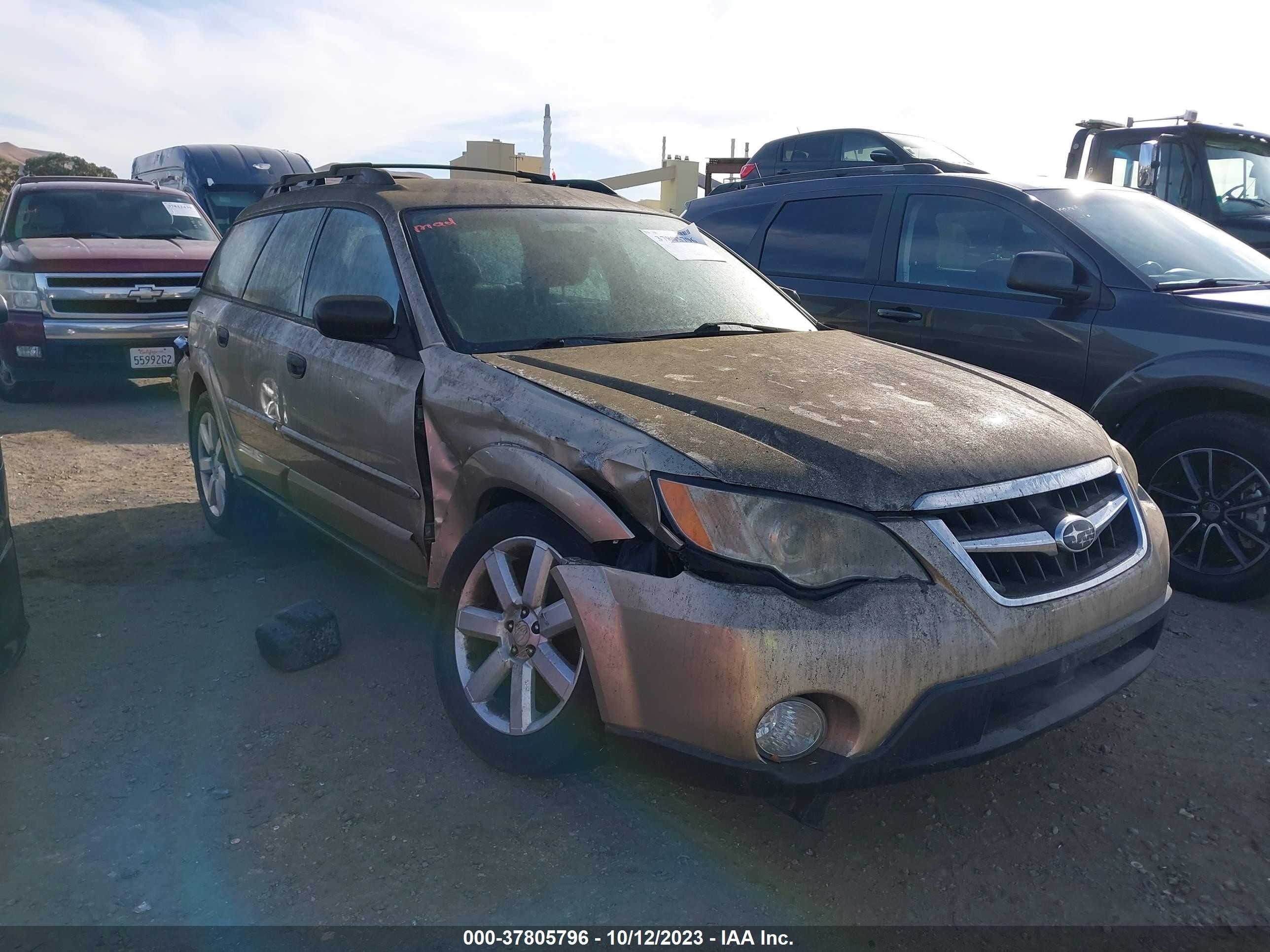 SUBARU OUTBACK 2008 4s4bp61c087338321