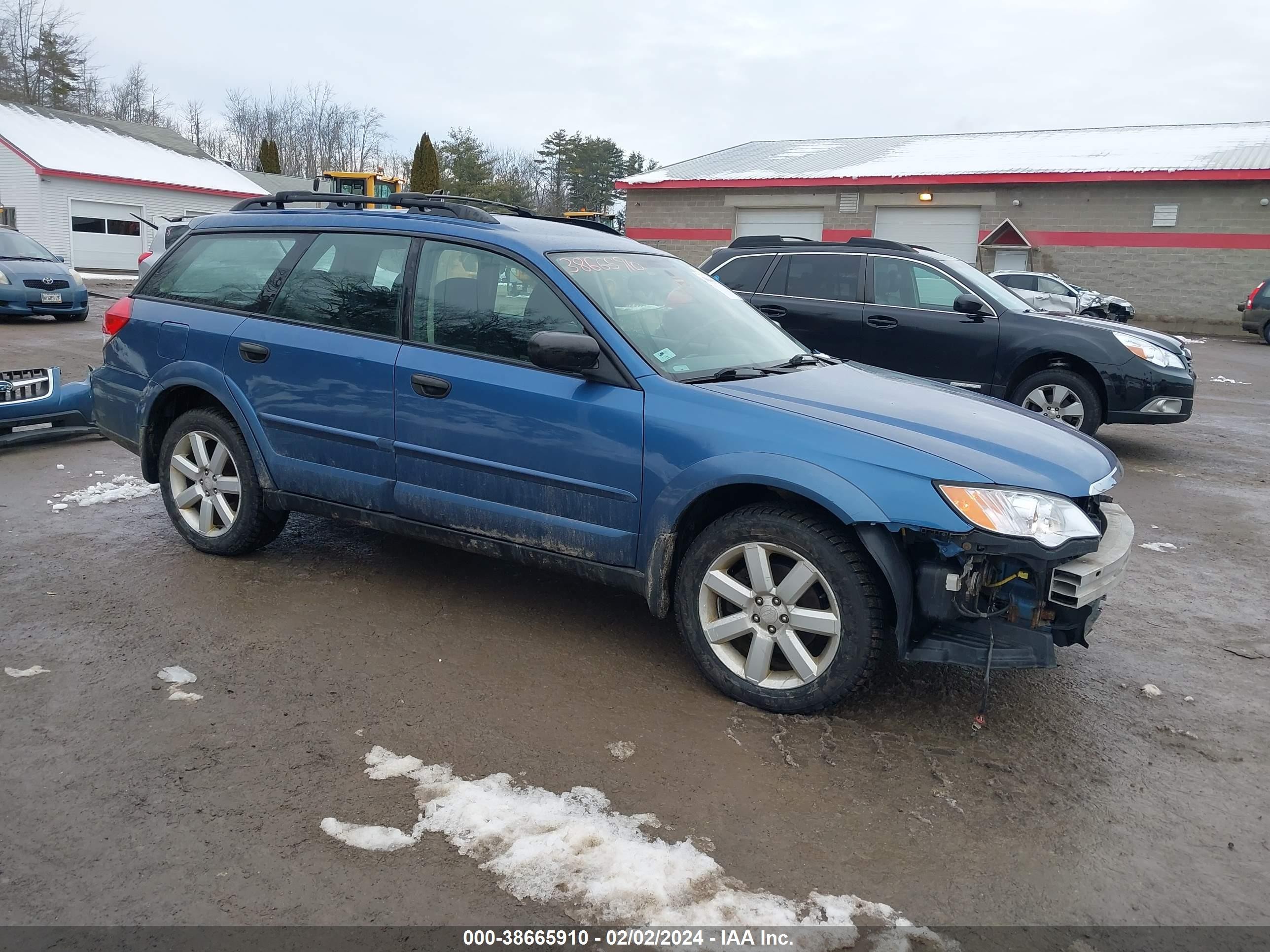 SUBARU OUTBACK 2008 4s4bp61c087350405