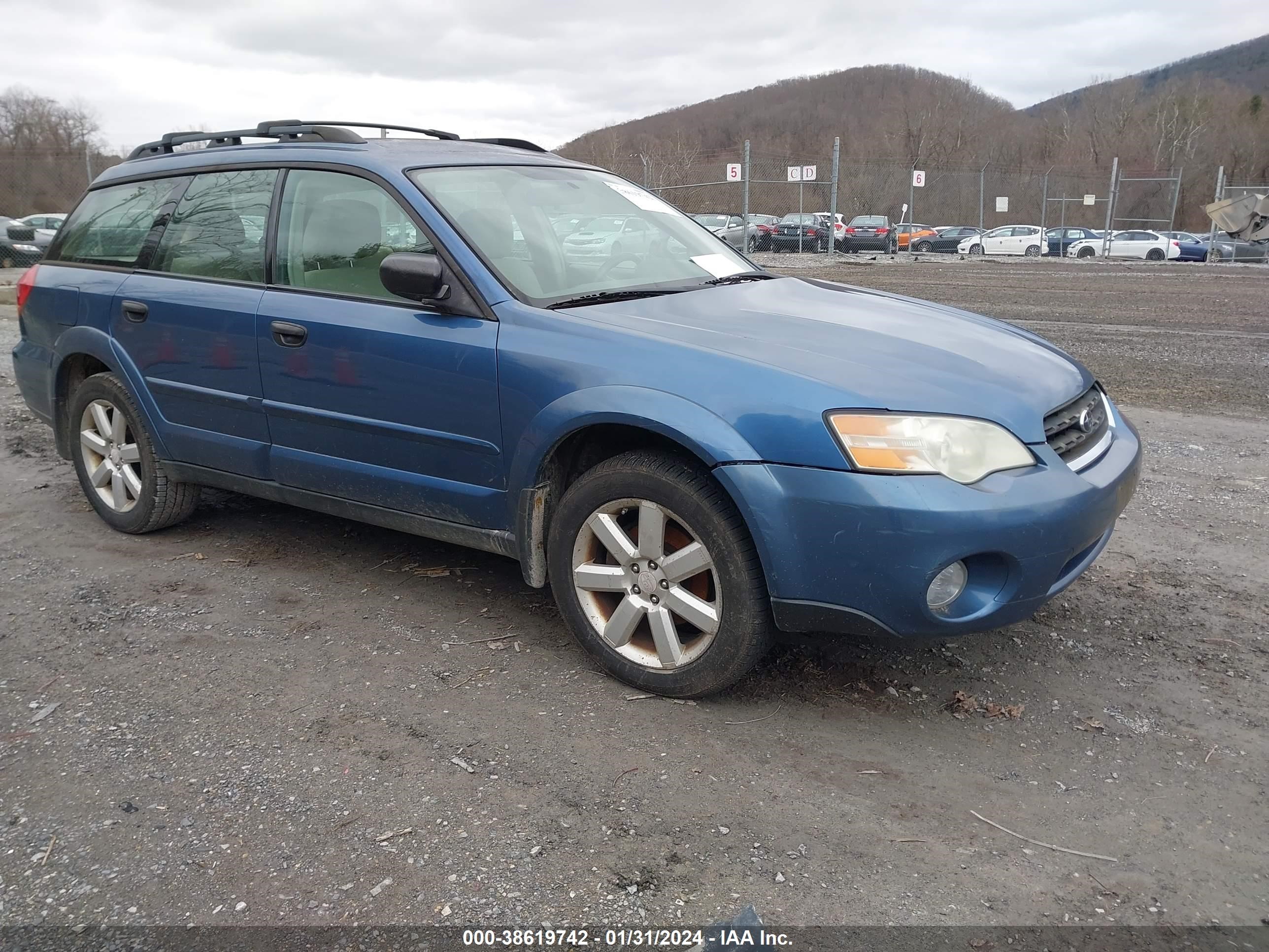 SUBARU OUTBACK 2007 4s4bp61c177311868