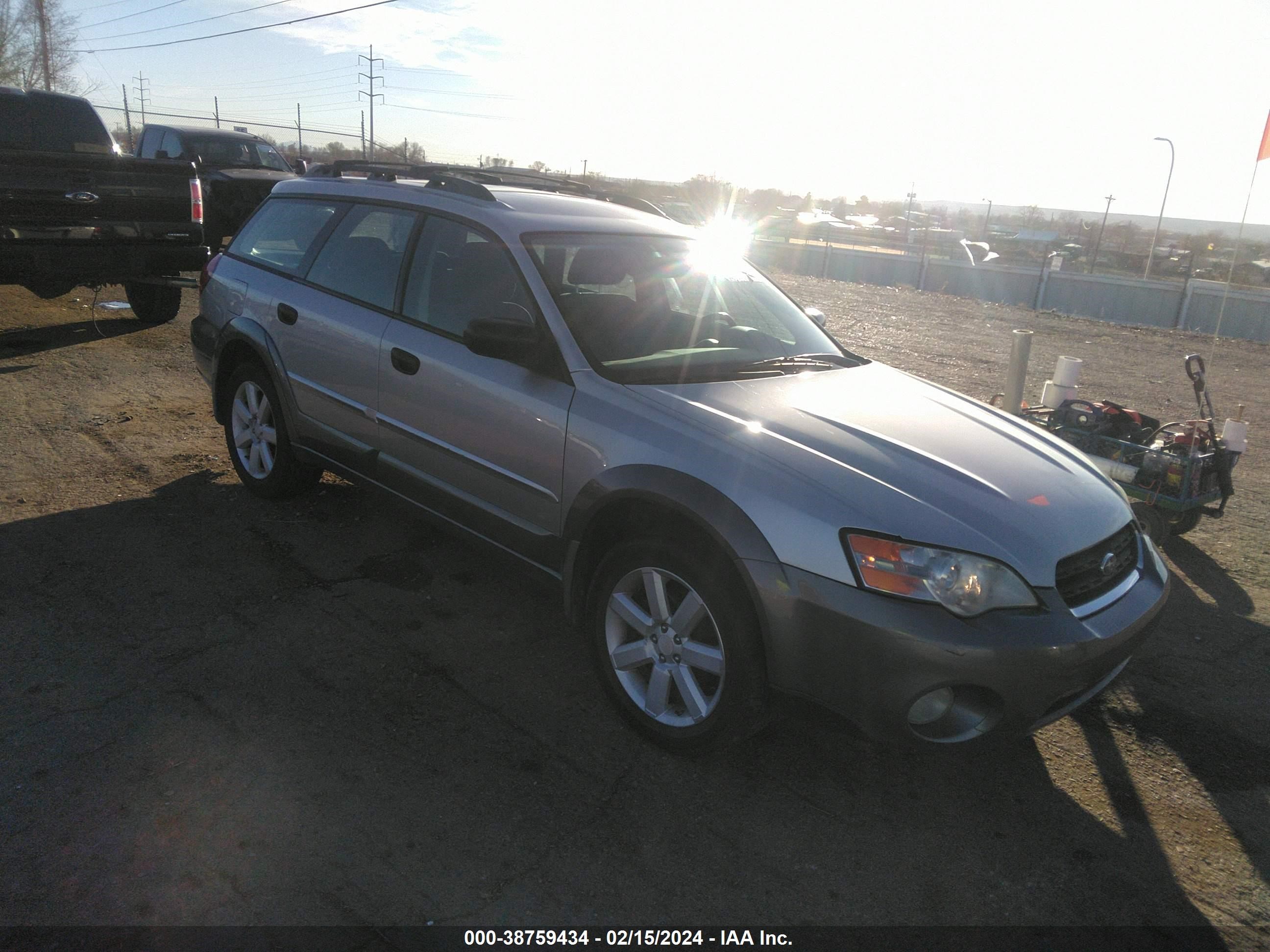 SUBARU OUTBACK 2007 4s4bp61c177330405