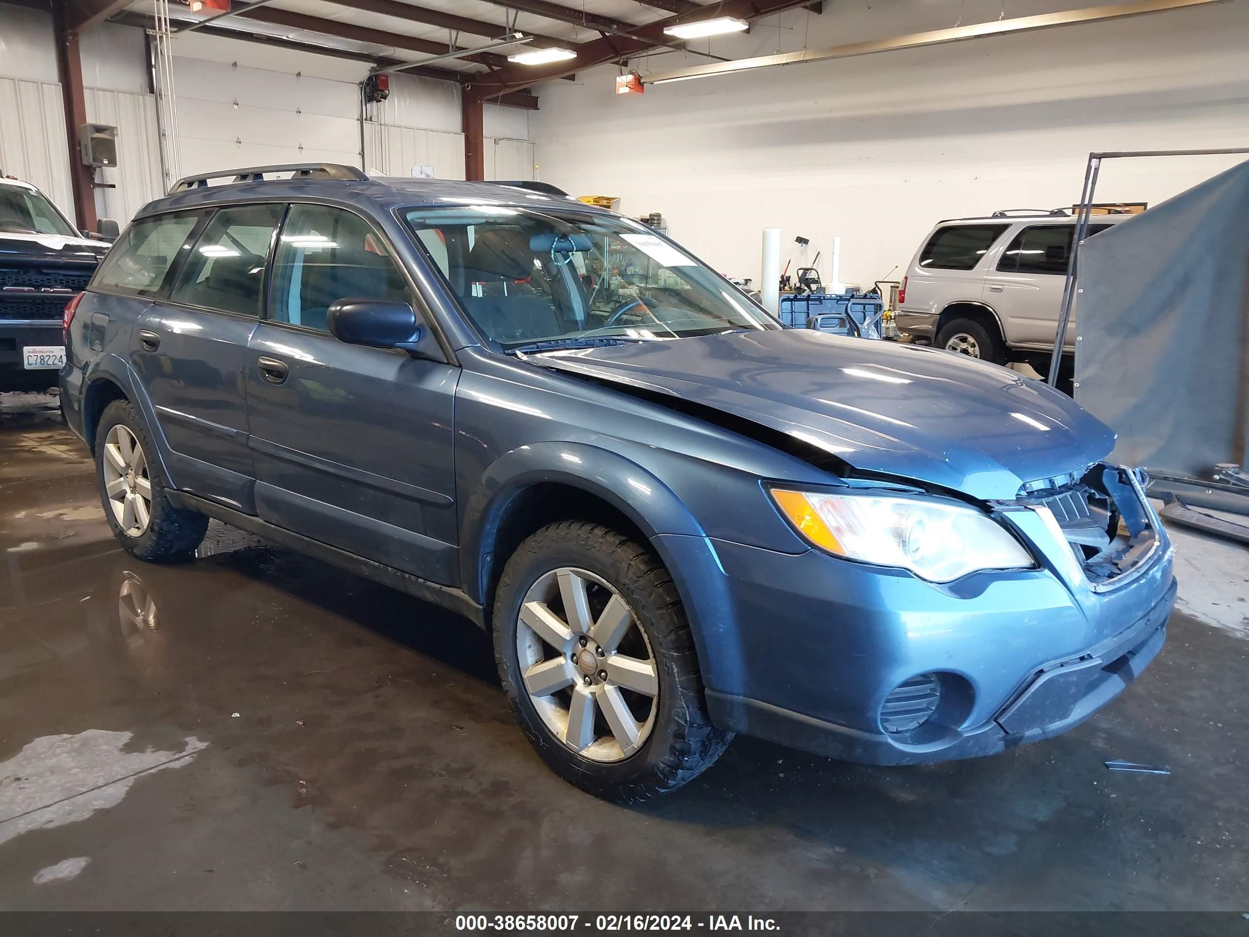 SUBARU OUTBACK 2008 4s4bp61c186339175