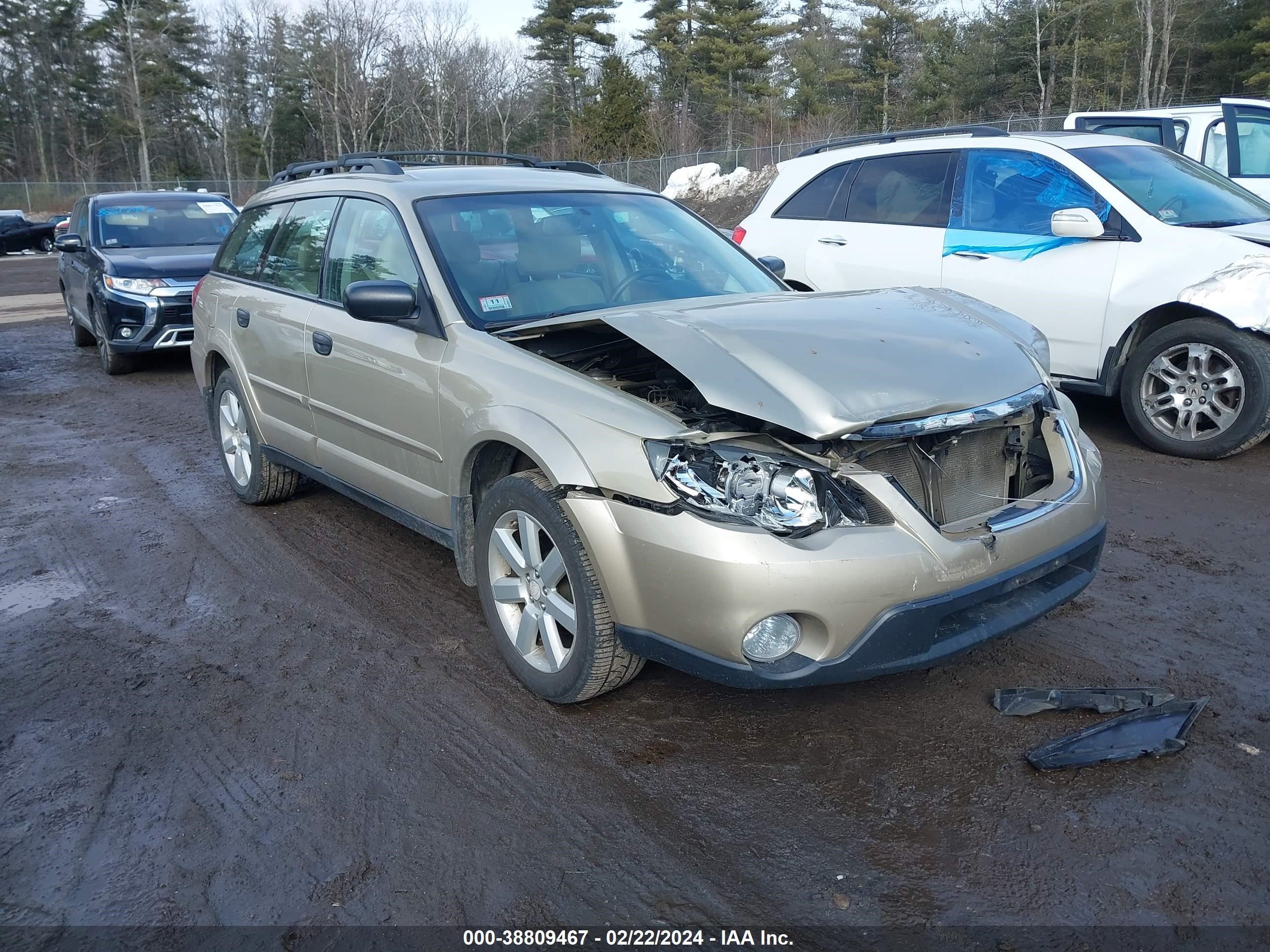 SUBARU OUTBACK 2008 4s4bp61c187320670