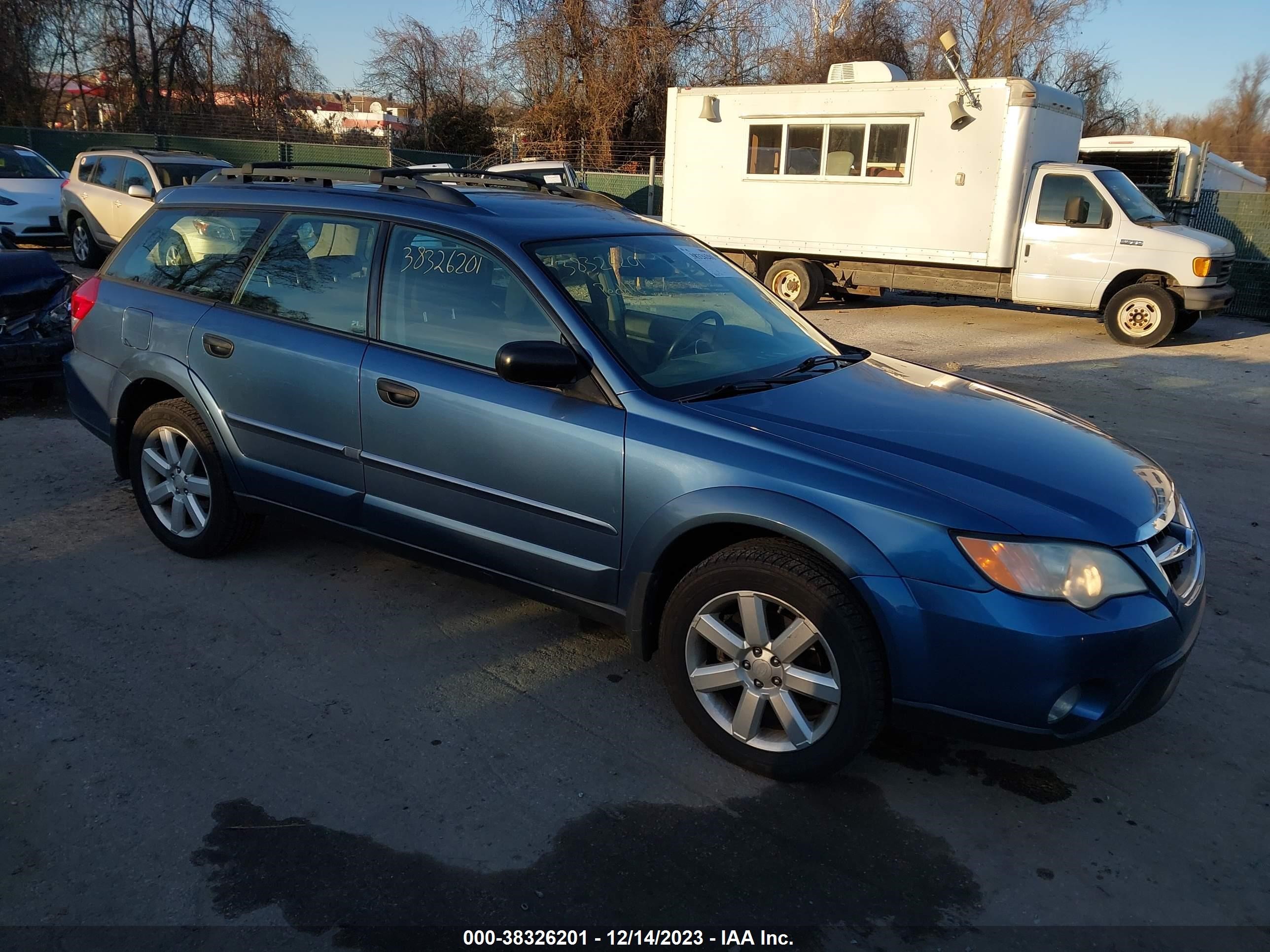 SUBARU OUTBACK 2008 4s4bp61c187329563