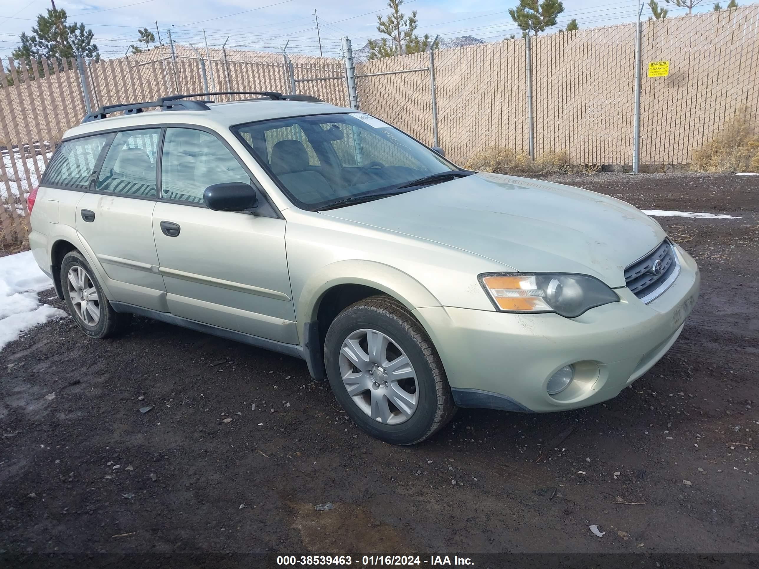 SUBARU OUTBACK 2005 4s4bp61c257300844