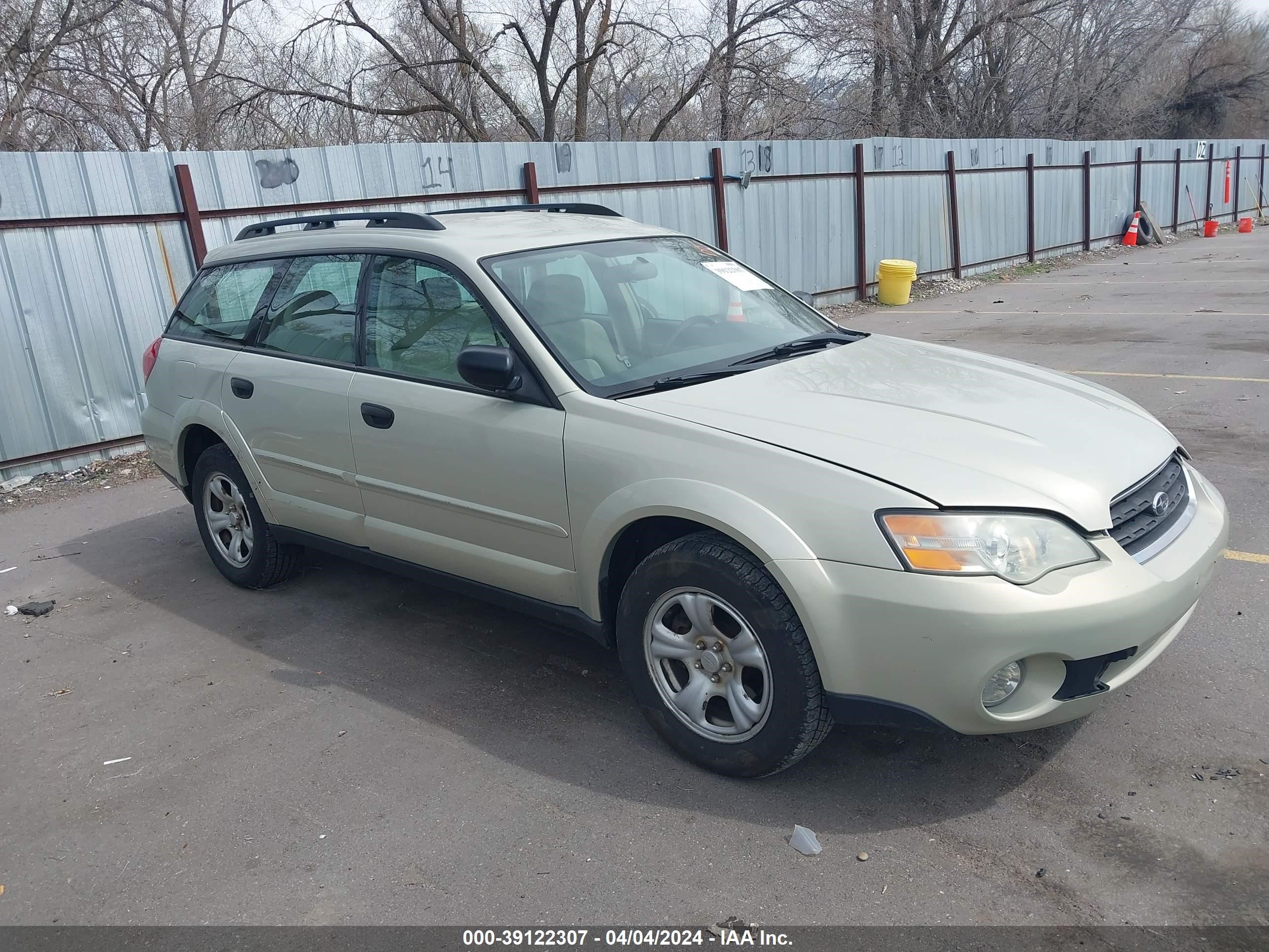 SUBARU OUTBACK 2007 4s4bp61c277303097