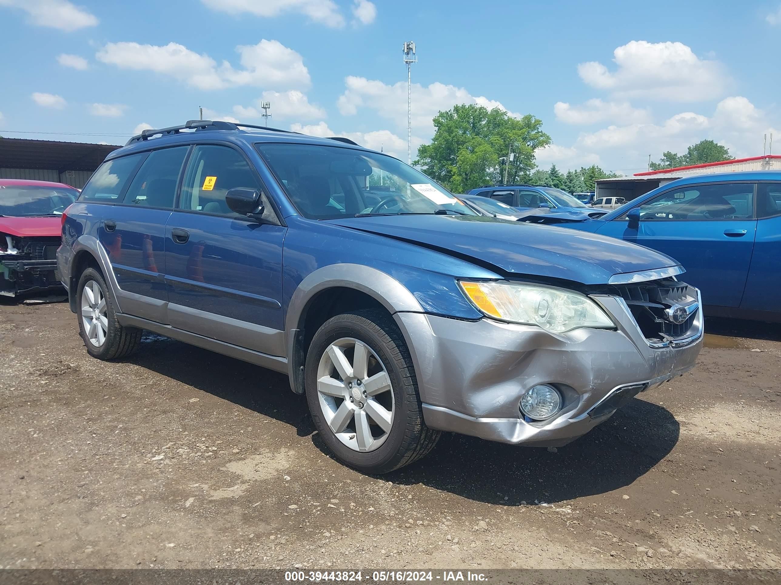 SUBARU OUTBACK 2008 4s4bp61c287341916