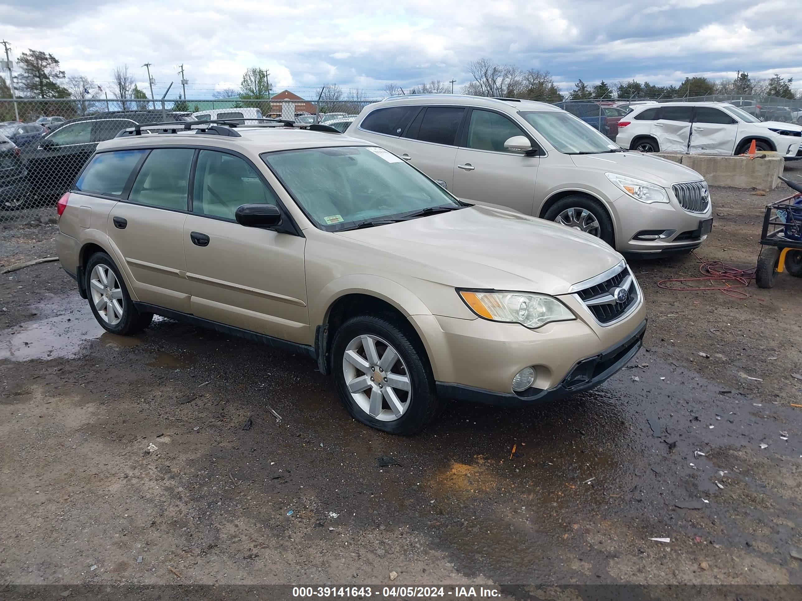 SUBARU OUTBACK 2008 4s4bp61c287358800