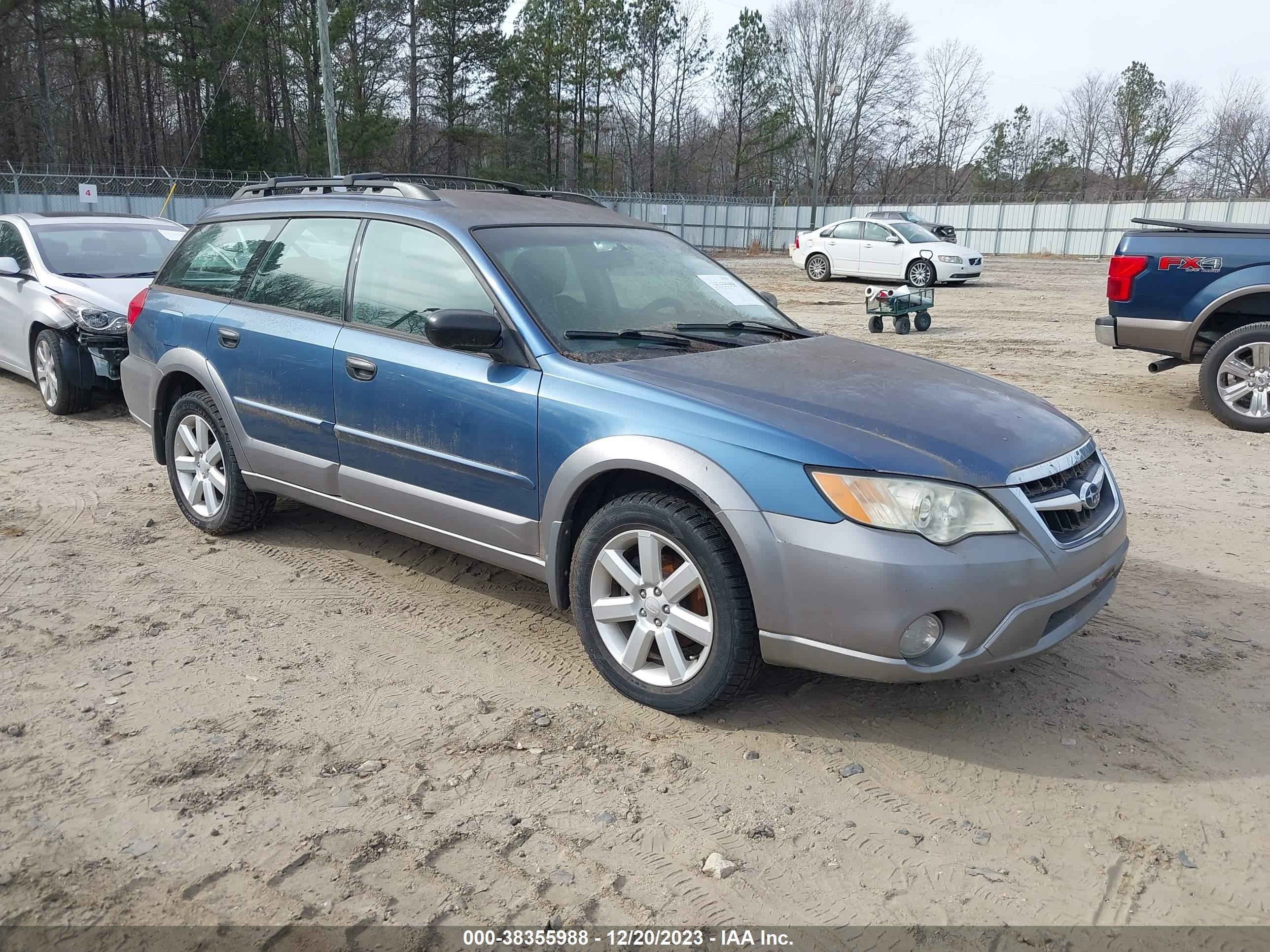 SUBARU OUTBACK 2009 4s4bp61c297337849