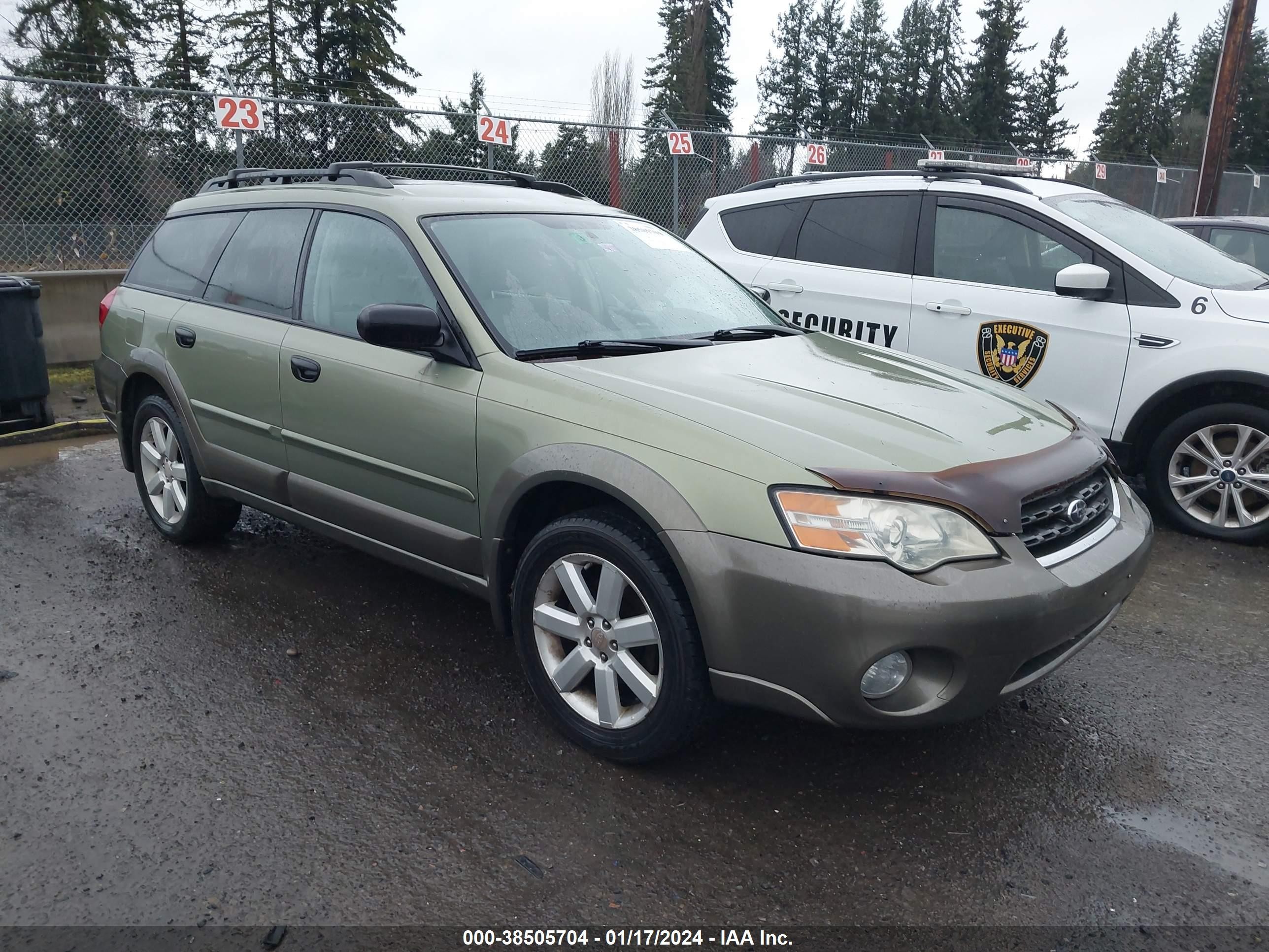 SUBARU OUTBACK 2007 4s4bp61c377300872