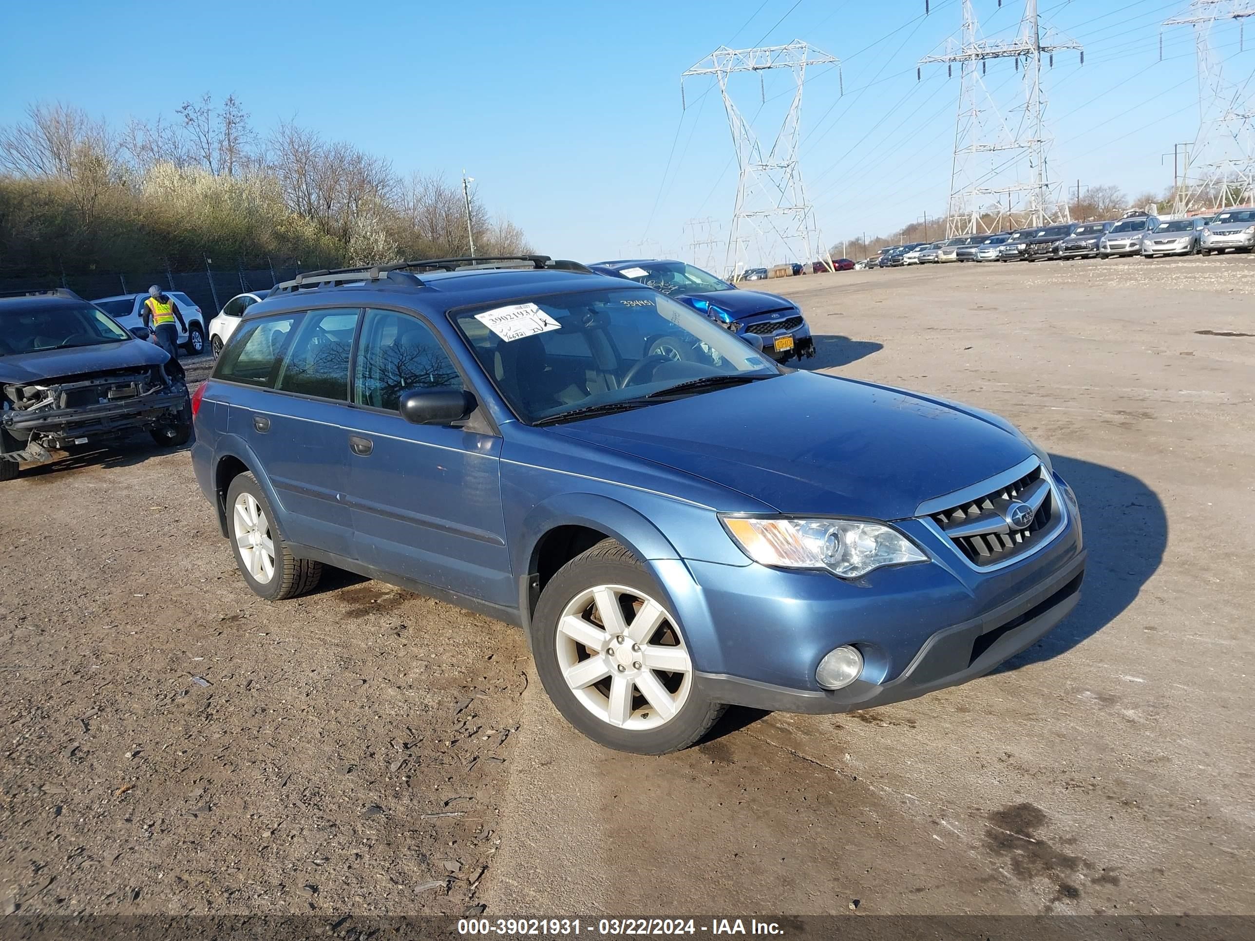 SUBARU OUTBACK 2008 4s4bp61c487334451