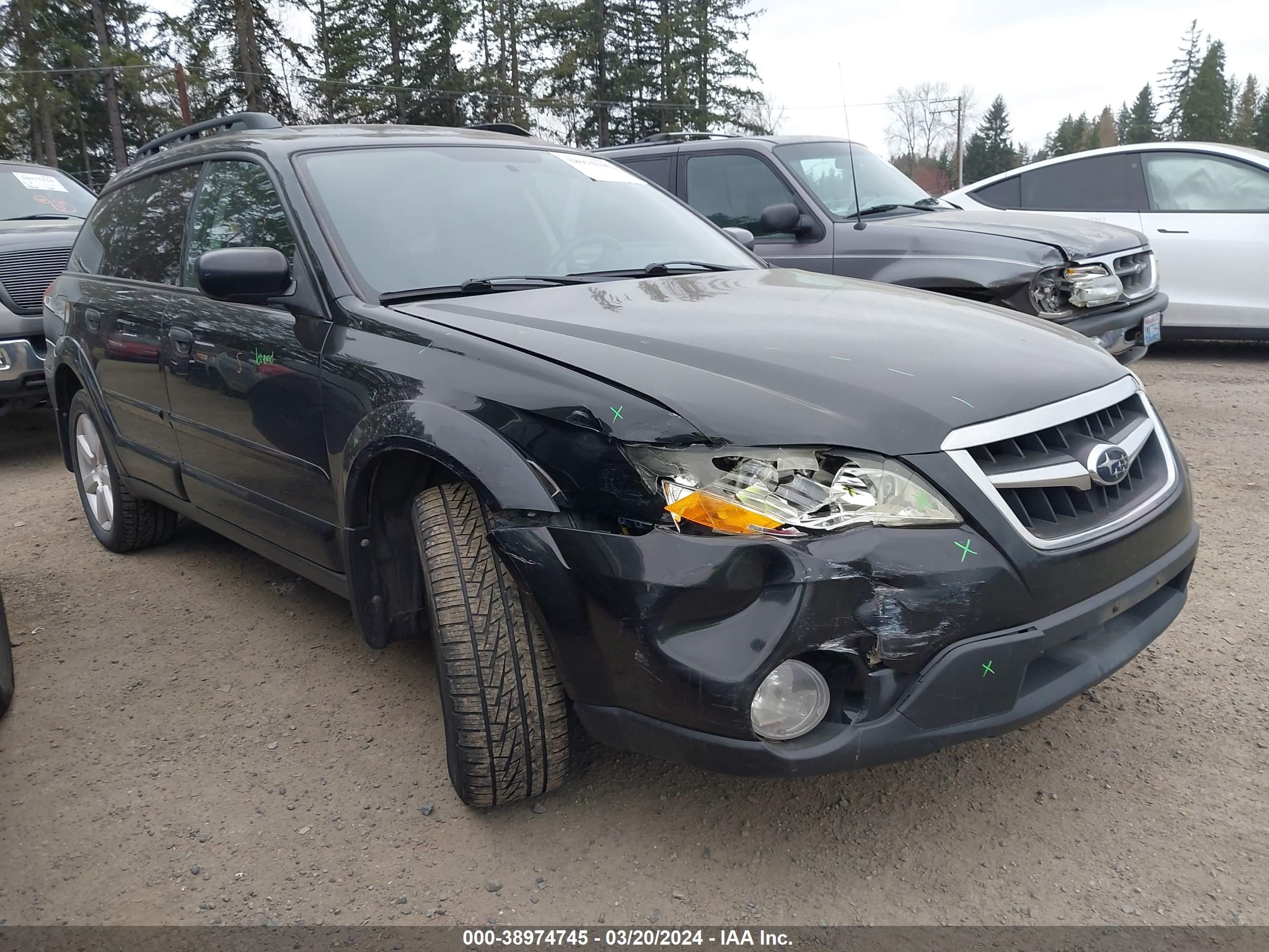 SUBARU OUTBACK 2009 4s4bp61c496346879