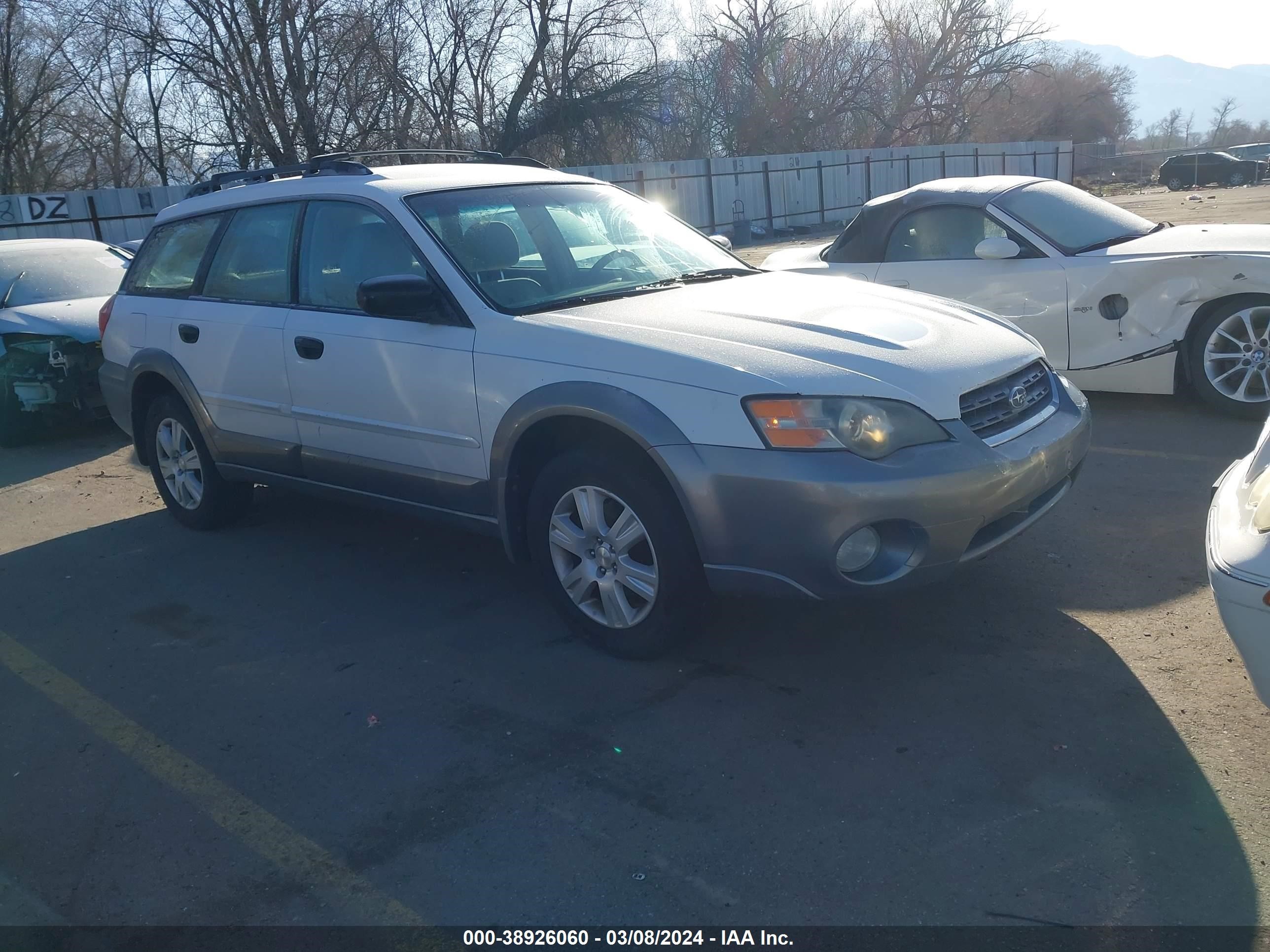 SUBARU OUTBACK 2005 4s4bp61c557314768