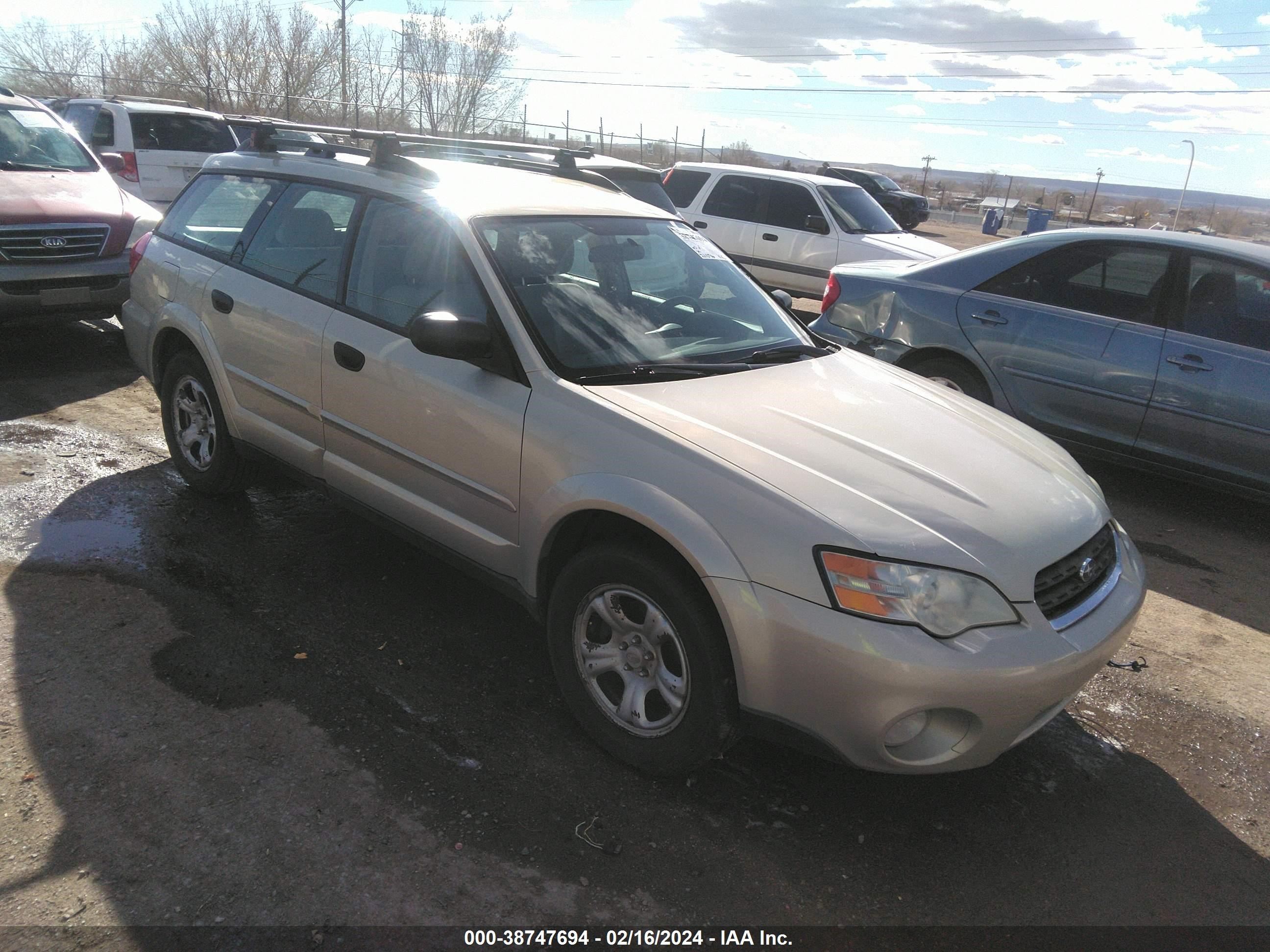 SUBARU OUTBACK 2007 4s4bp61c577343772