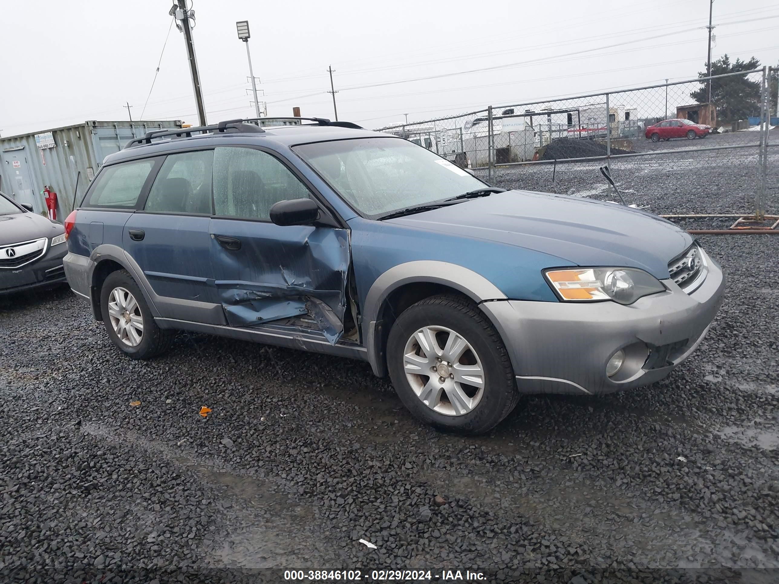 SUBARU OUTBACK 2005 4s4bp61c657310101