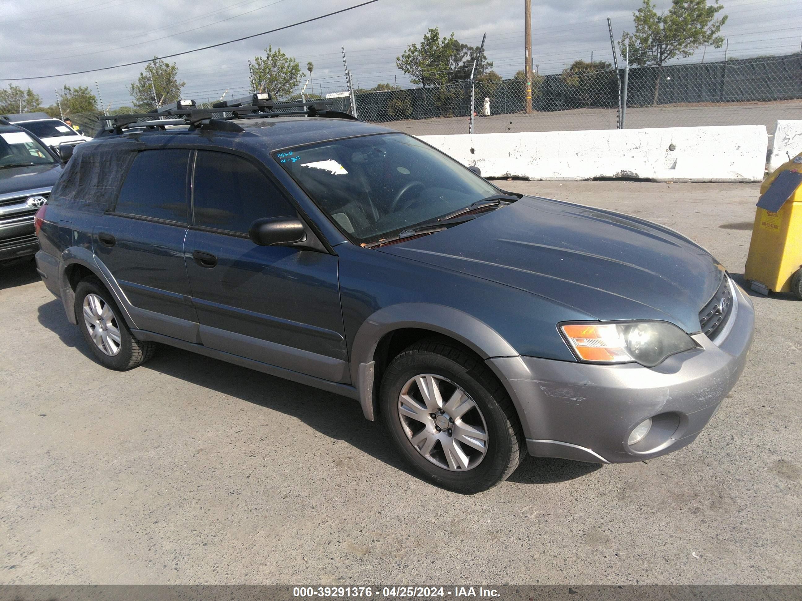 SUBARU OUTBACK 2005 4s4bp61c657377524