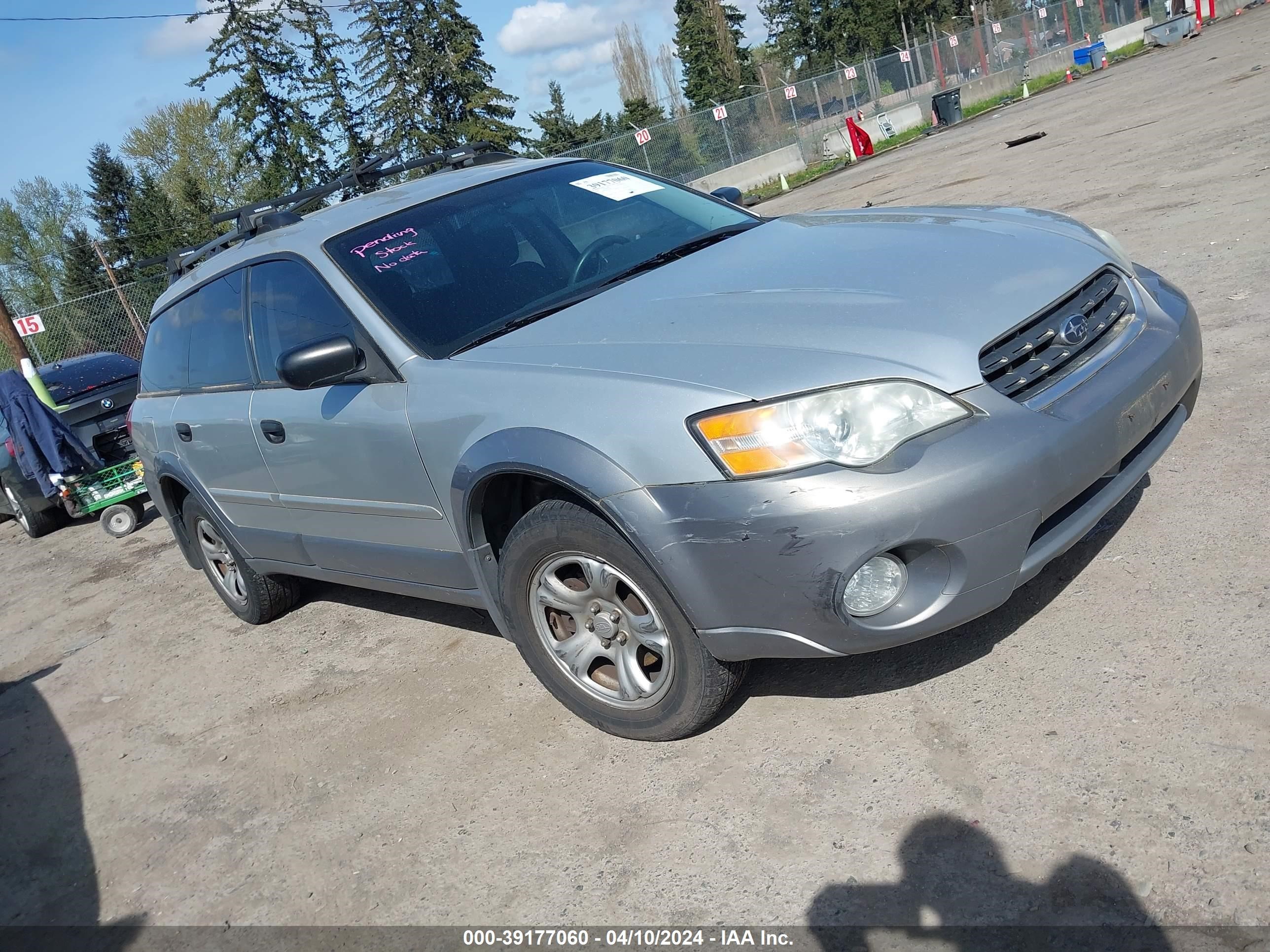 SUBARU OUTBACK 2007 4s4bp61c677303930