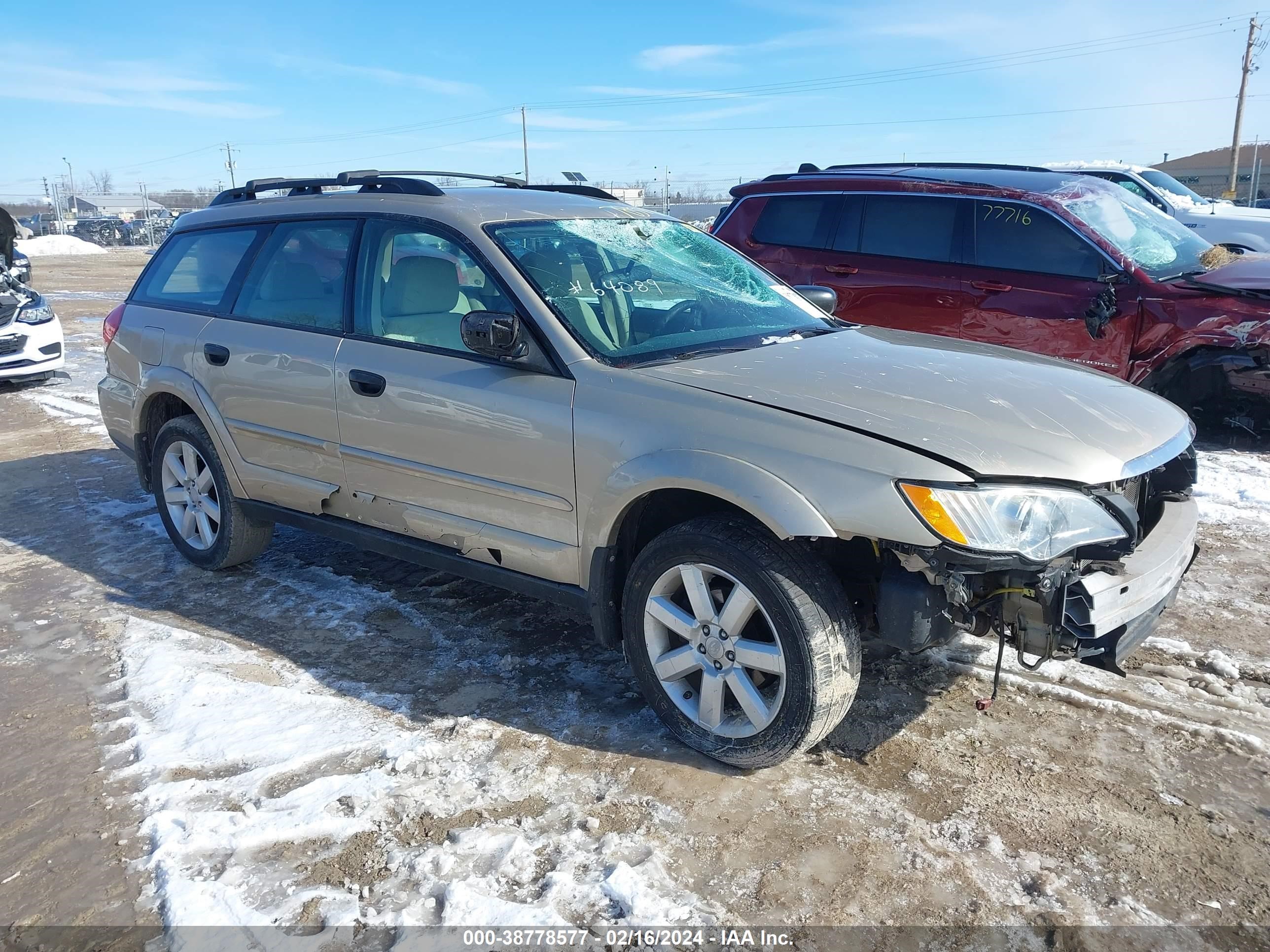 SUBARU OUTBACK 2008 4s4bp61c687348691