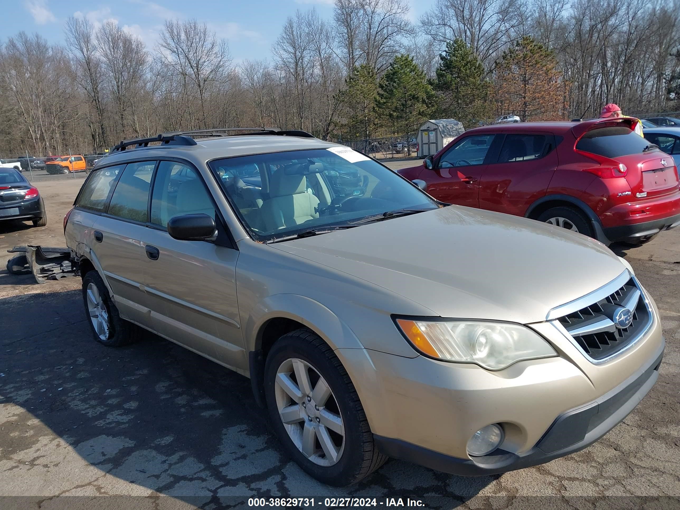 SUBARU OUTBACK 2009 4s4bp61c696316315