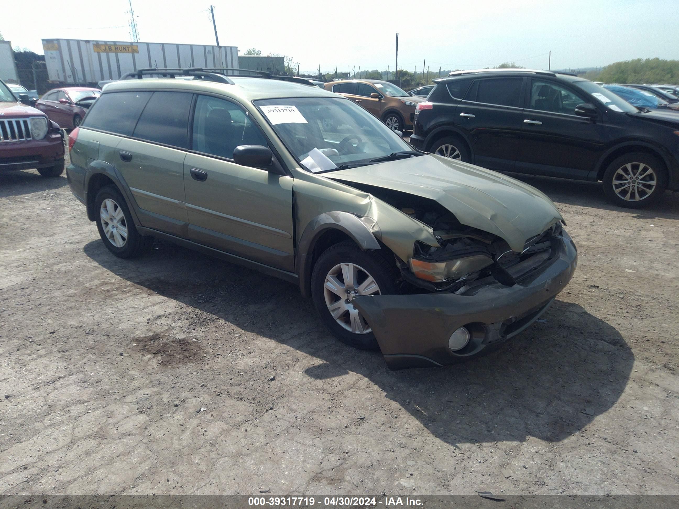 SUBARU OUTBACK 2005 4s4bp61c757390279