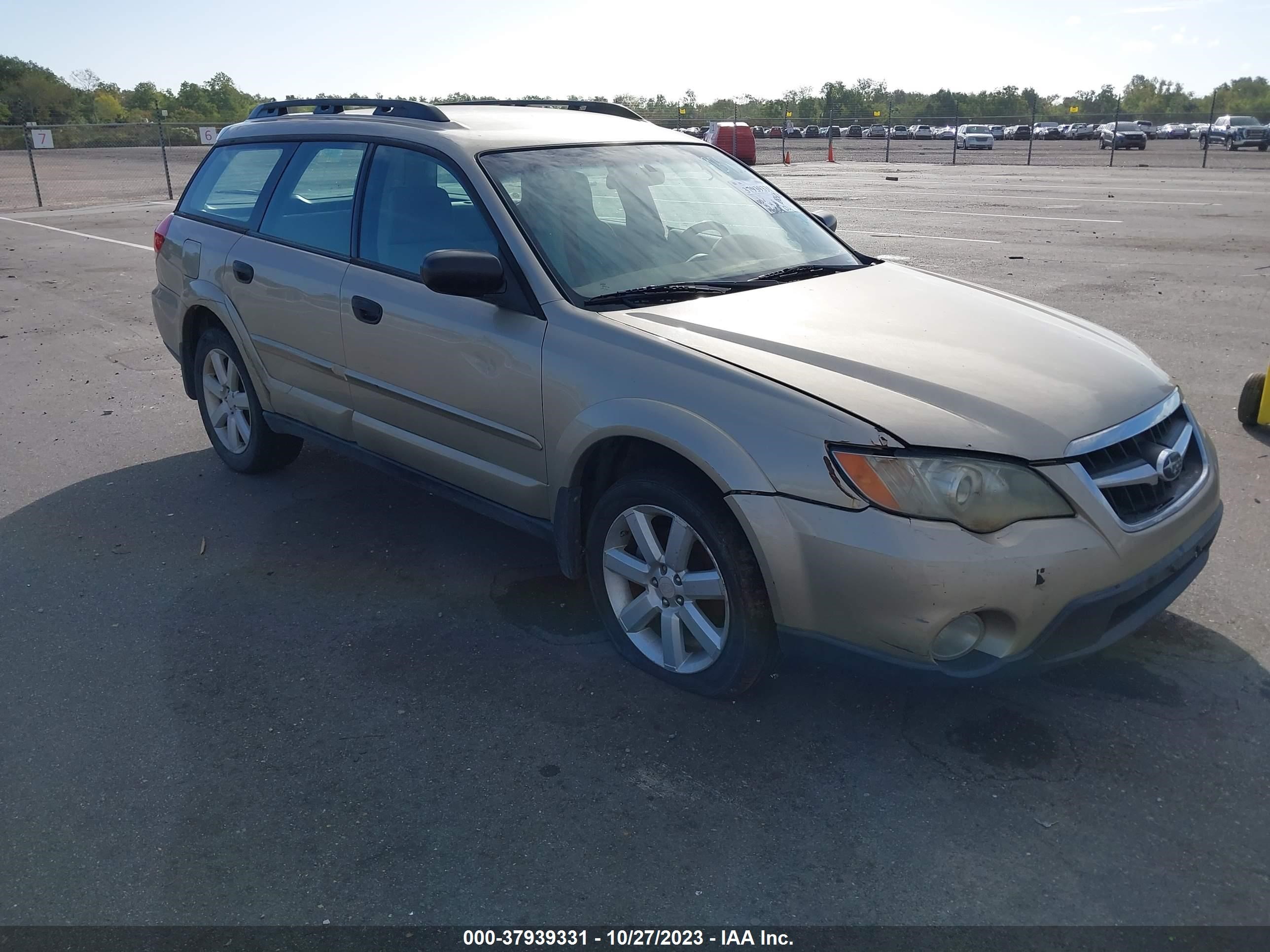 SUBARU OUTBACK 2008 4s4bp61c786337172