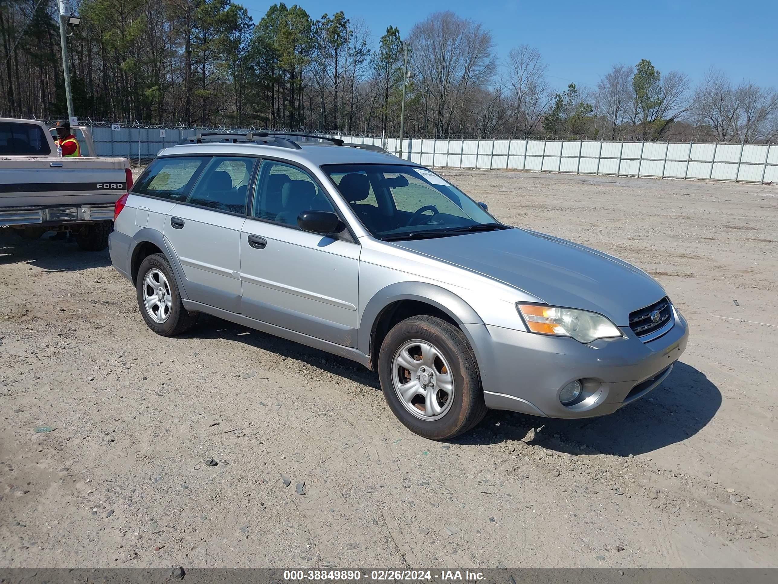 SUBARU OUTBACK 2007 4s4bp61c877315884