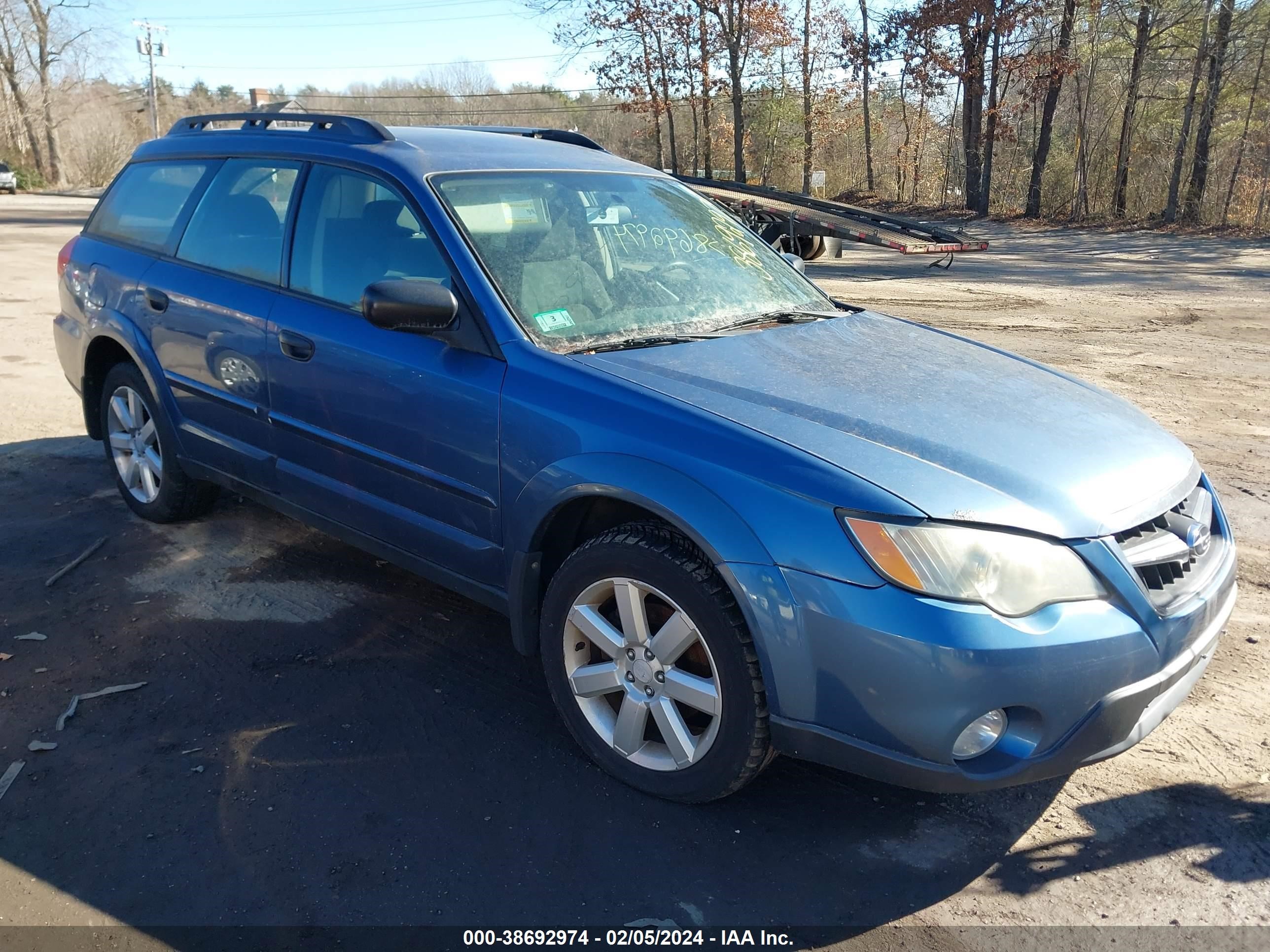 SUBARU OUTBACK 2008 4s4bp61c886358371