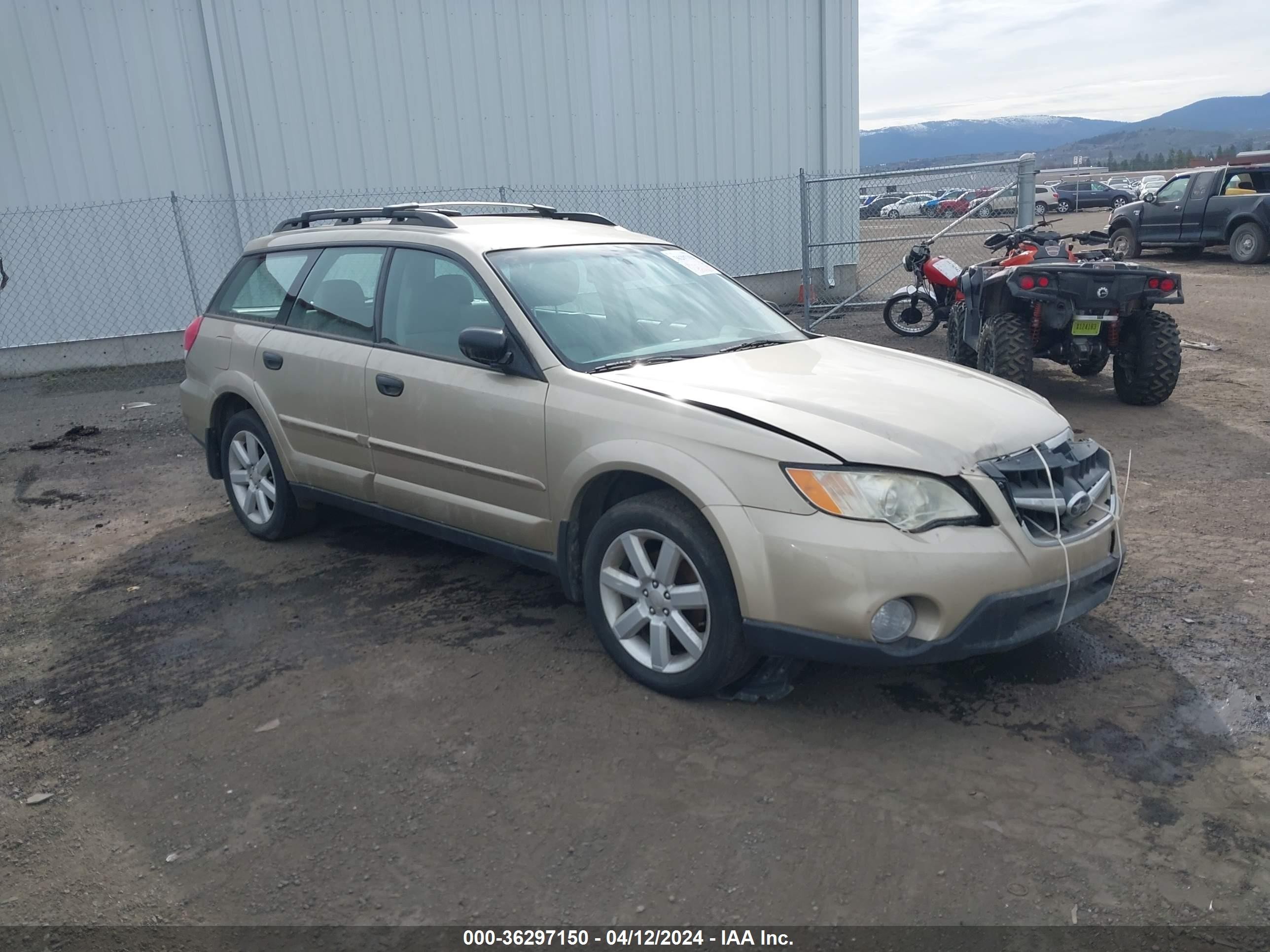 SUBARU OUTBACK 2009 4s4bp61c897319694