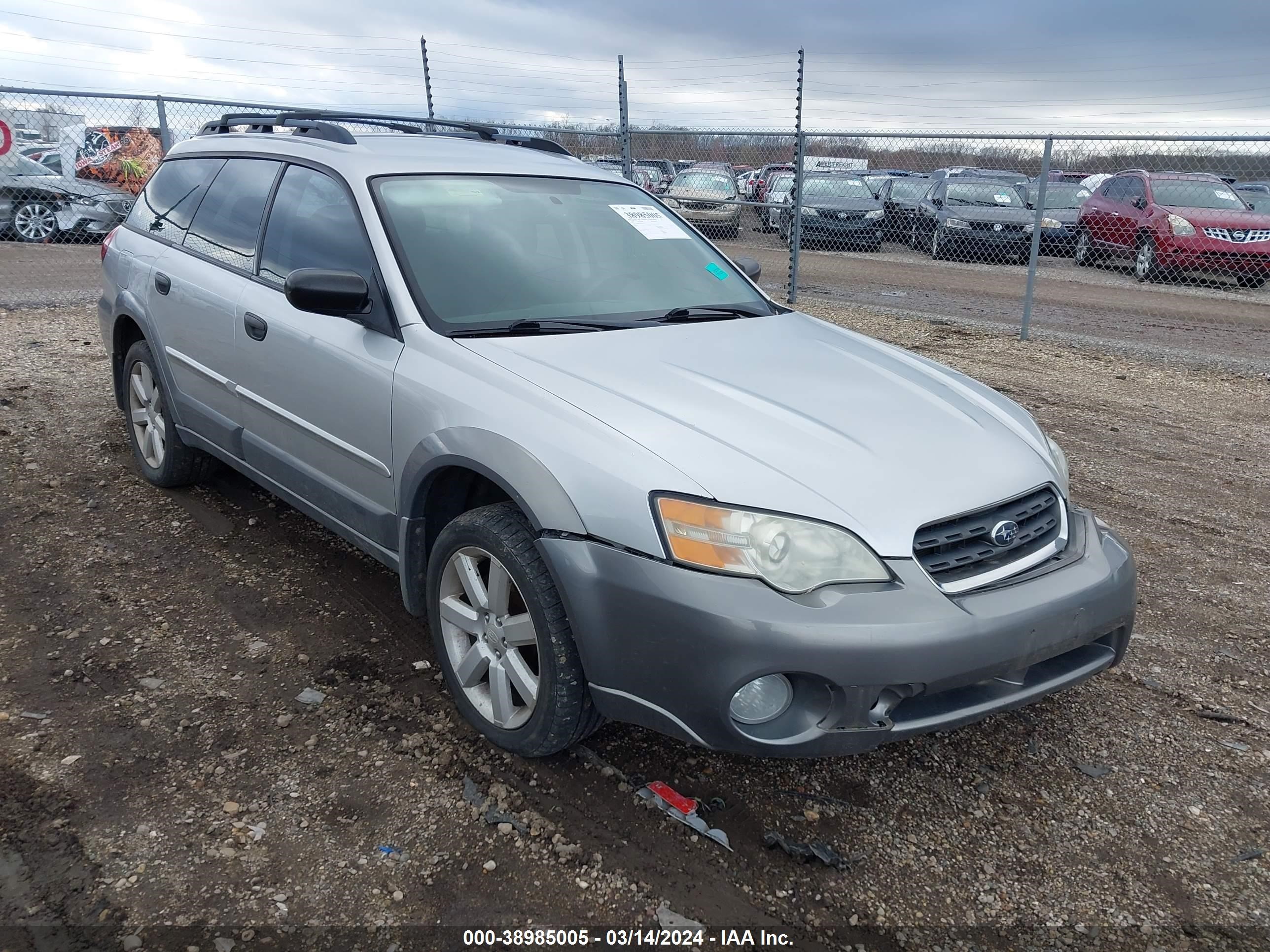 SUBARU OUTBACK 2007 4s4bp61c977334153