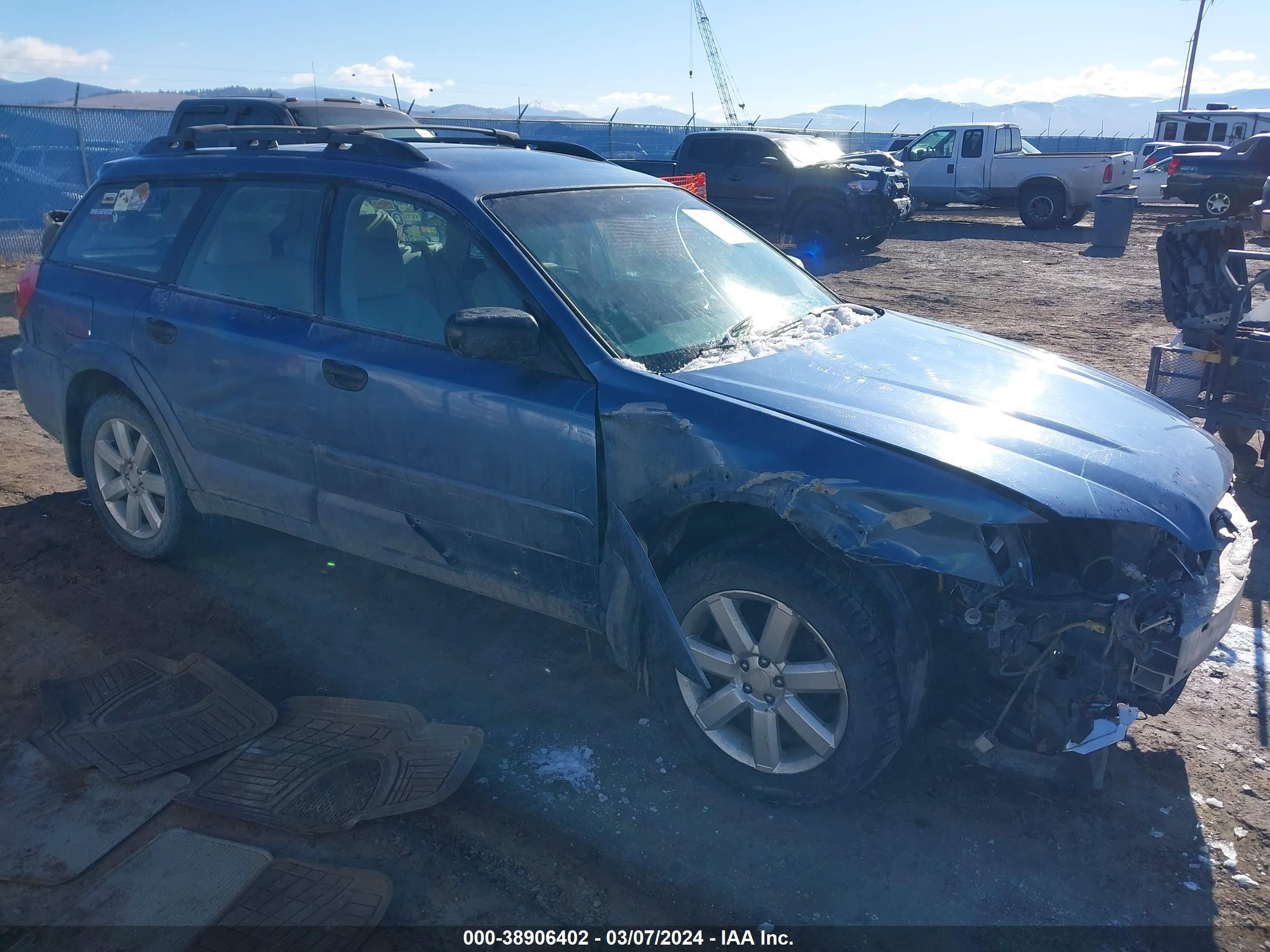 SUBARU OUTBACK 2007 4s4bp61c977340163