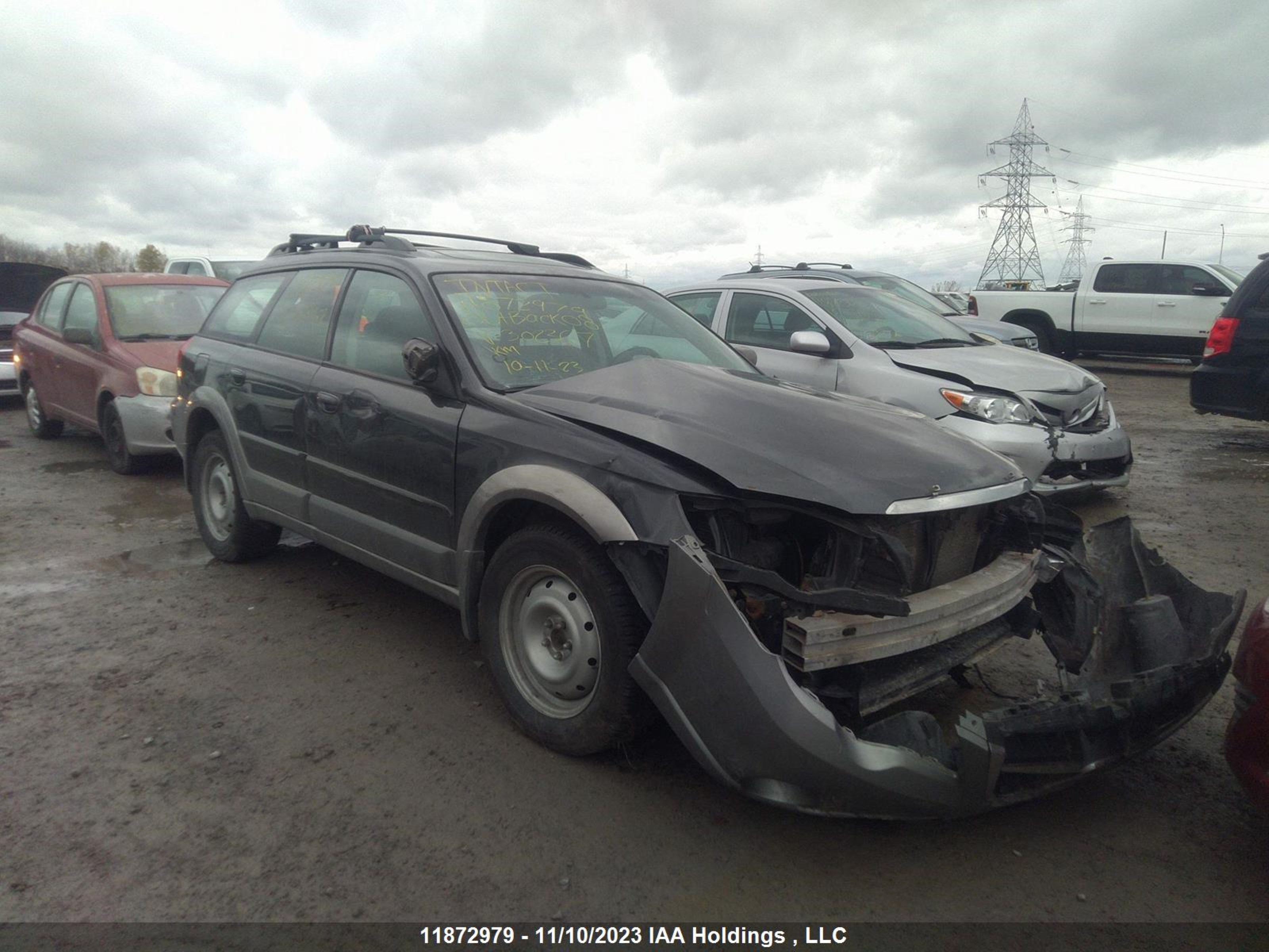 SUBARU OUTBACK 2008 4s4bp61c987302367