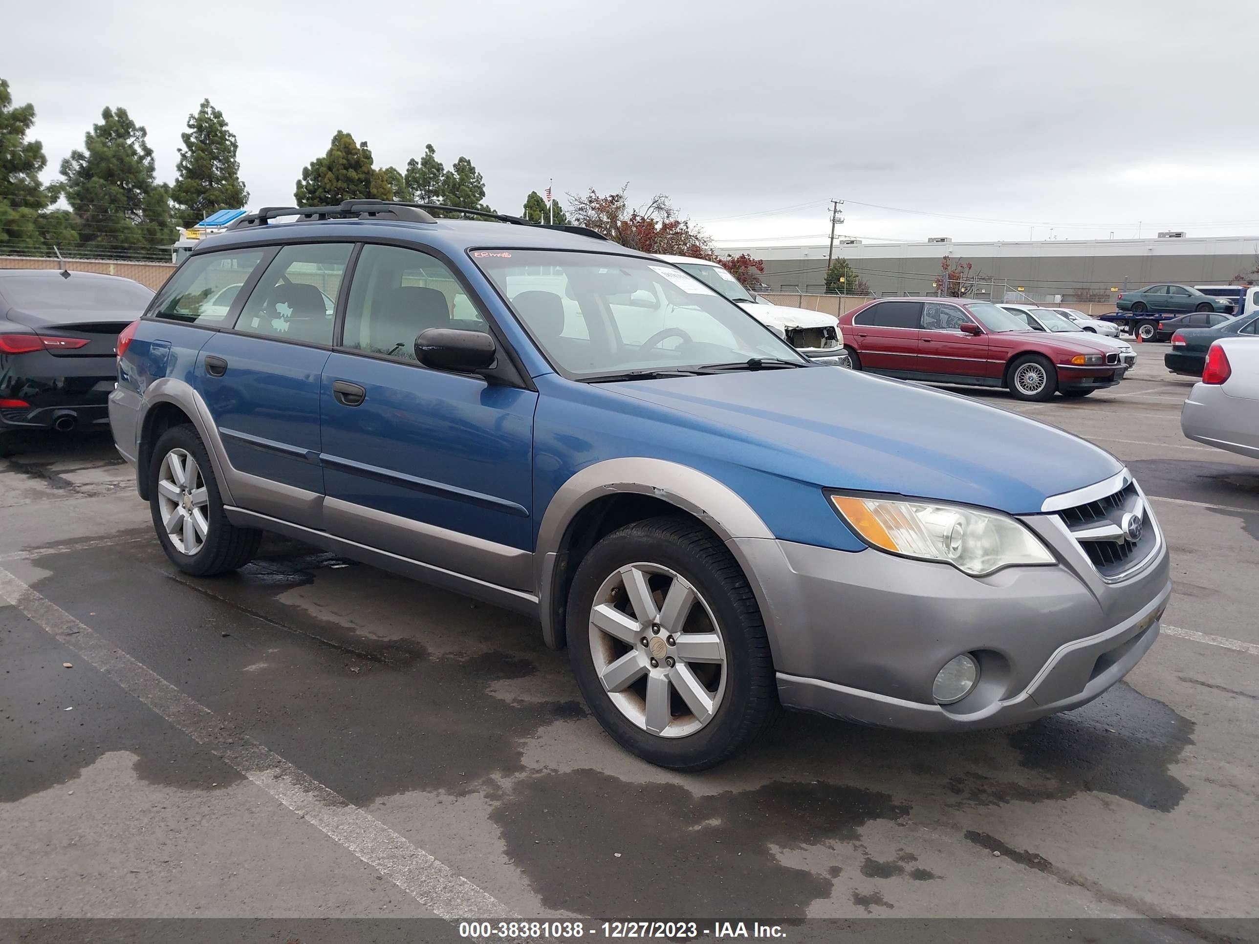 SUBARU OUTBACK 2008 4s4bp61c987336762