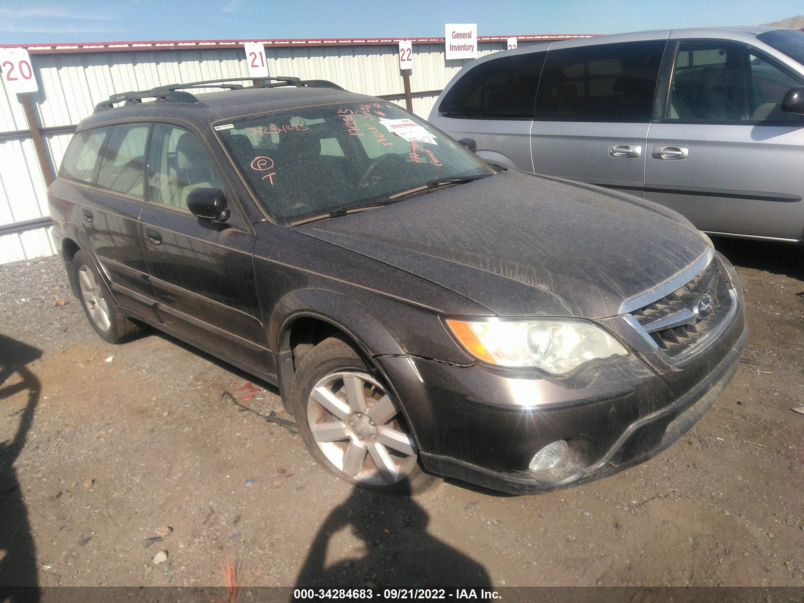 SUBARU OUTBACK 2008 4s4bp61c987347888