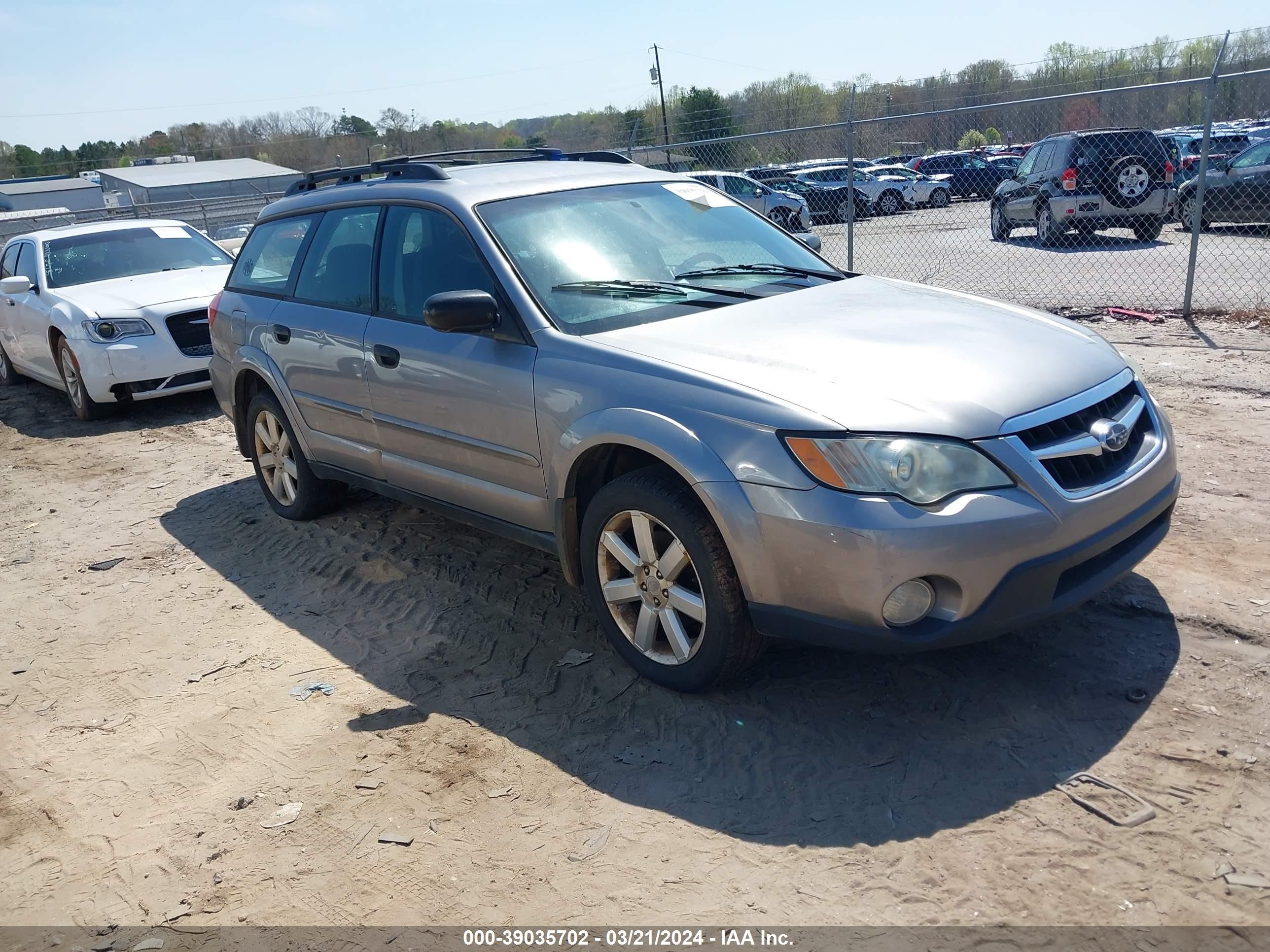 SUBARU OUTBACK 2008 4s4bp61c987352993