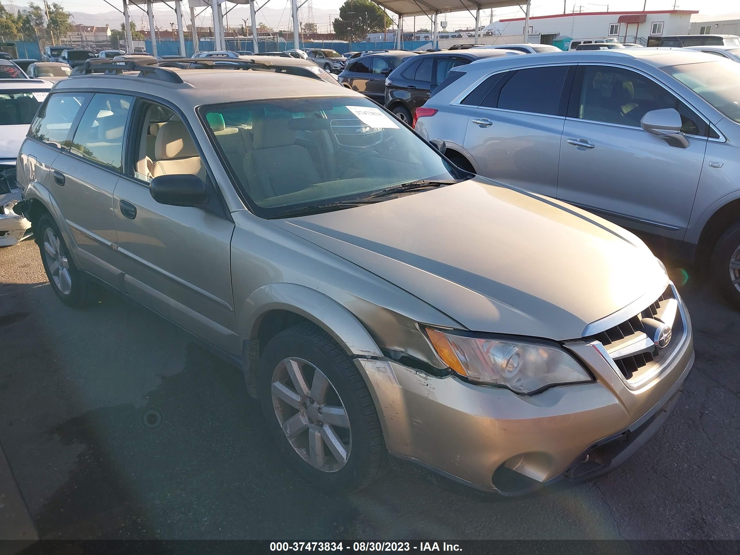 SUBARU OUTBACK 2009 4s4bp61c997334611