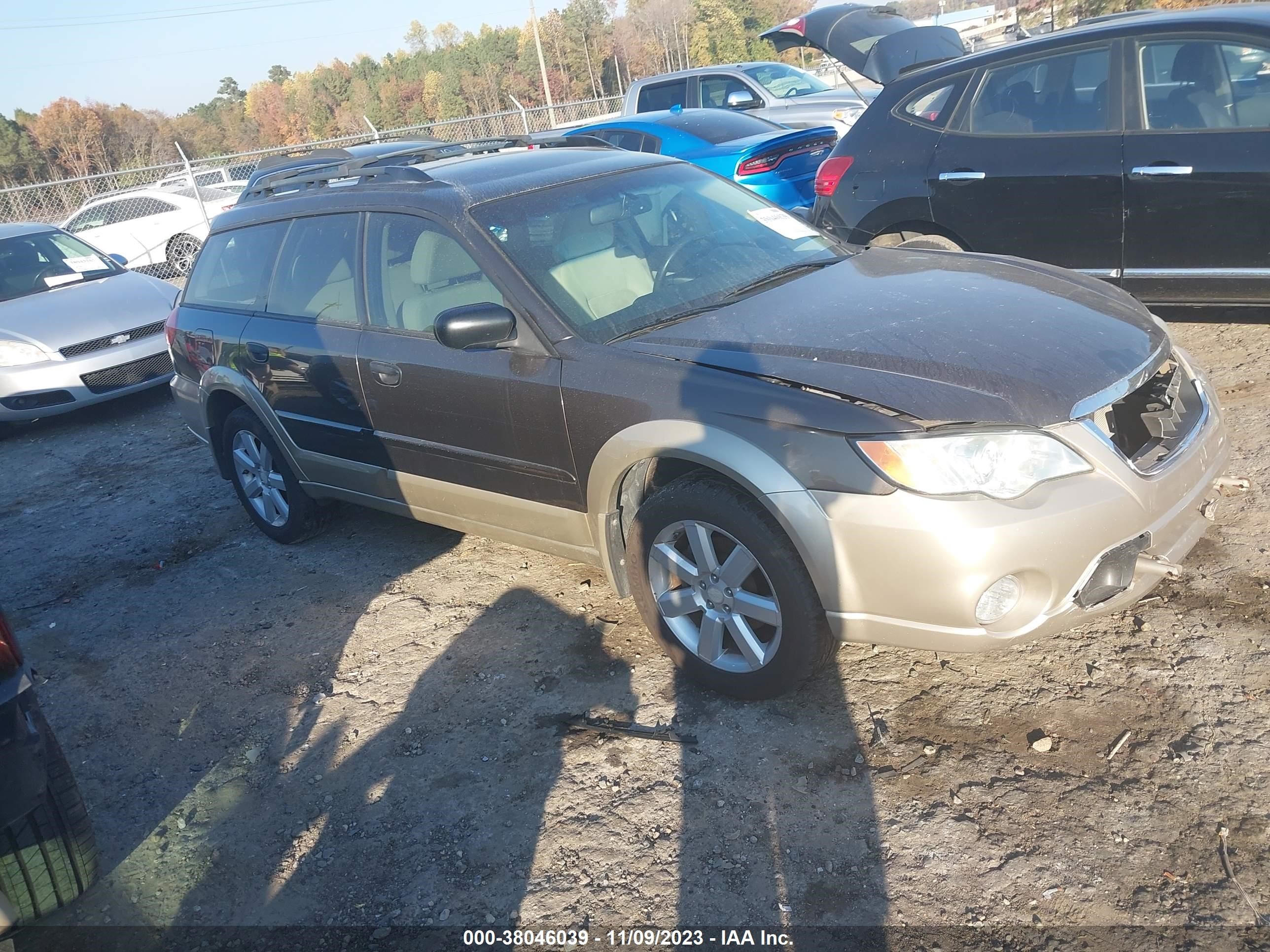 SUBARU OUTBACK 2008 4s4bp61cx86303162