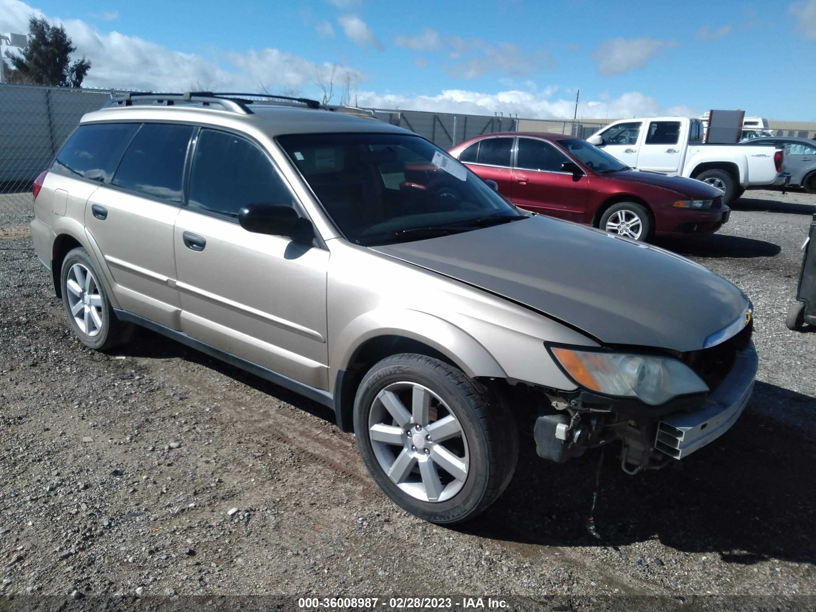 SUBARU OUTBACK 2008 4s4bp61cx87333384