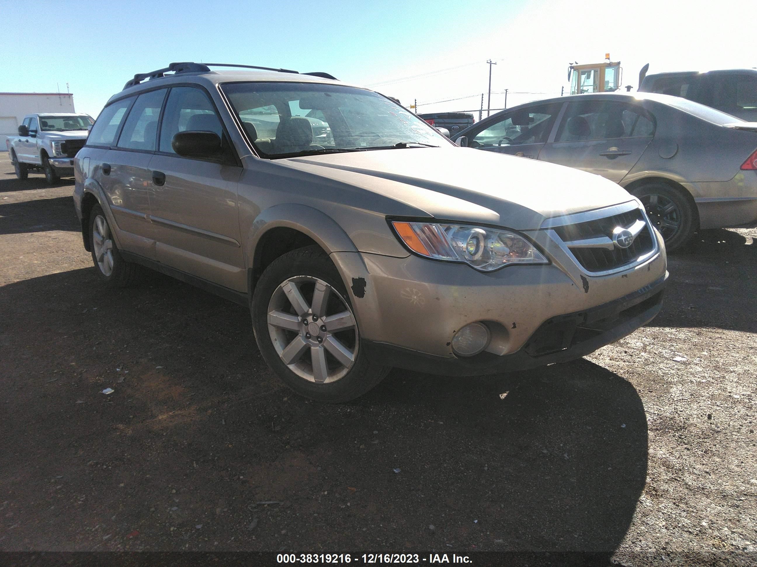 SUBARU OUTBACK 2008 4s4bp61cx87336351