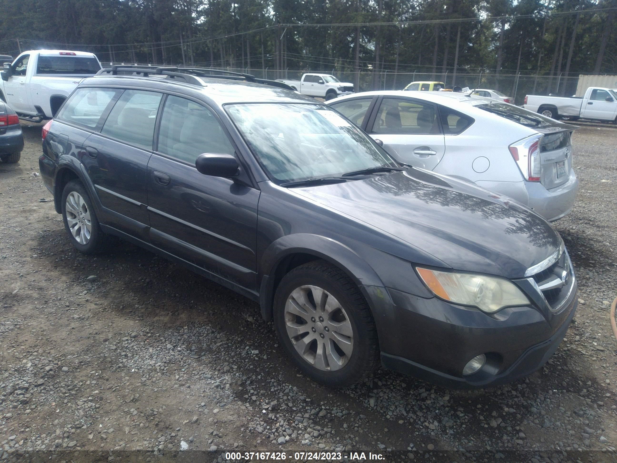 SUBARU OUTBACK 2008 4s4bp61cx87355501