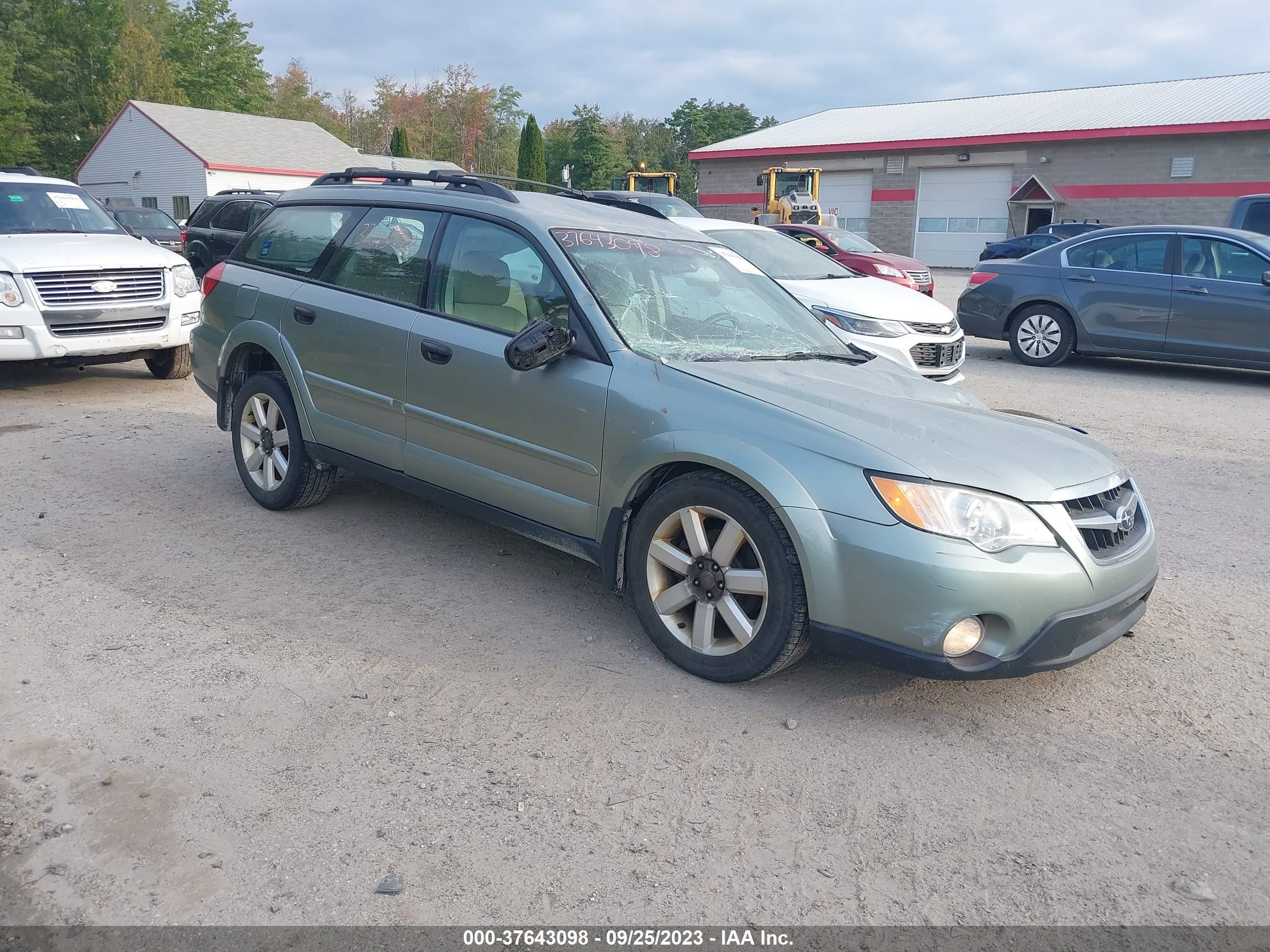 SUBARU OUTBACK 2009 4s4bp61cx97341177