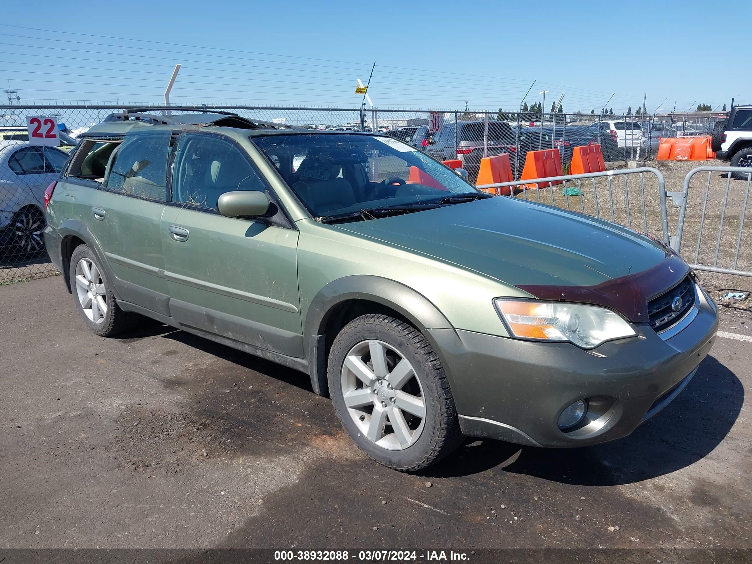 SUBARU OUTBACK 2006 4s4bp62c067352778