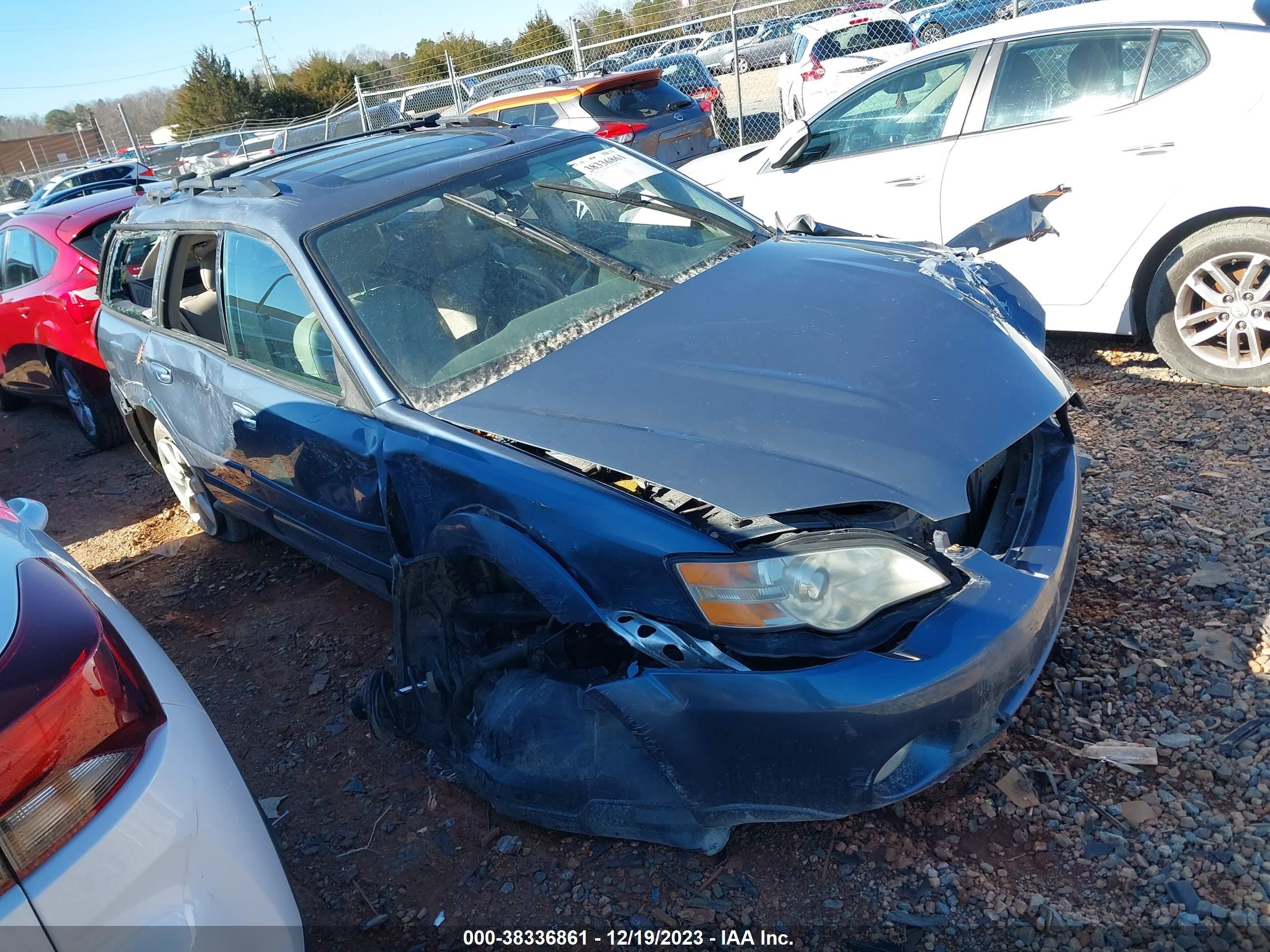 SUBARU OUTBACK 2006 4s4bp62c167312810