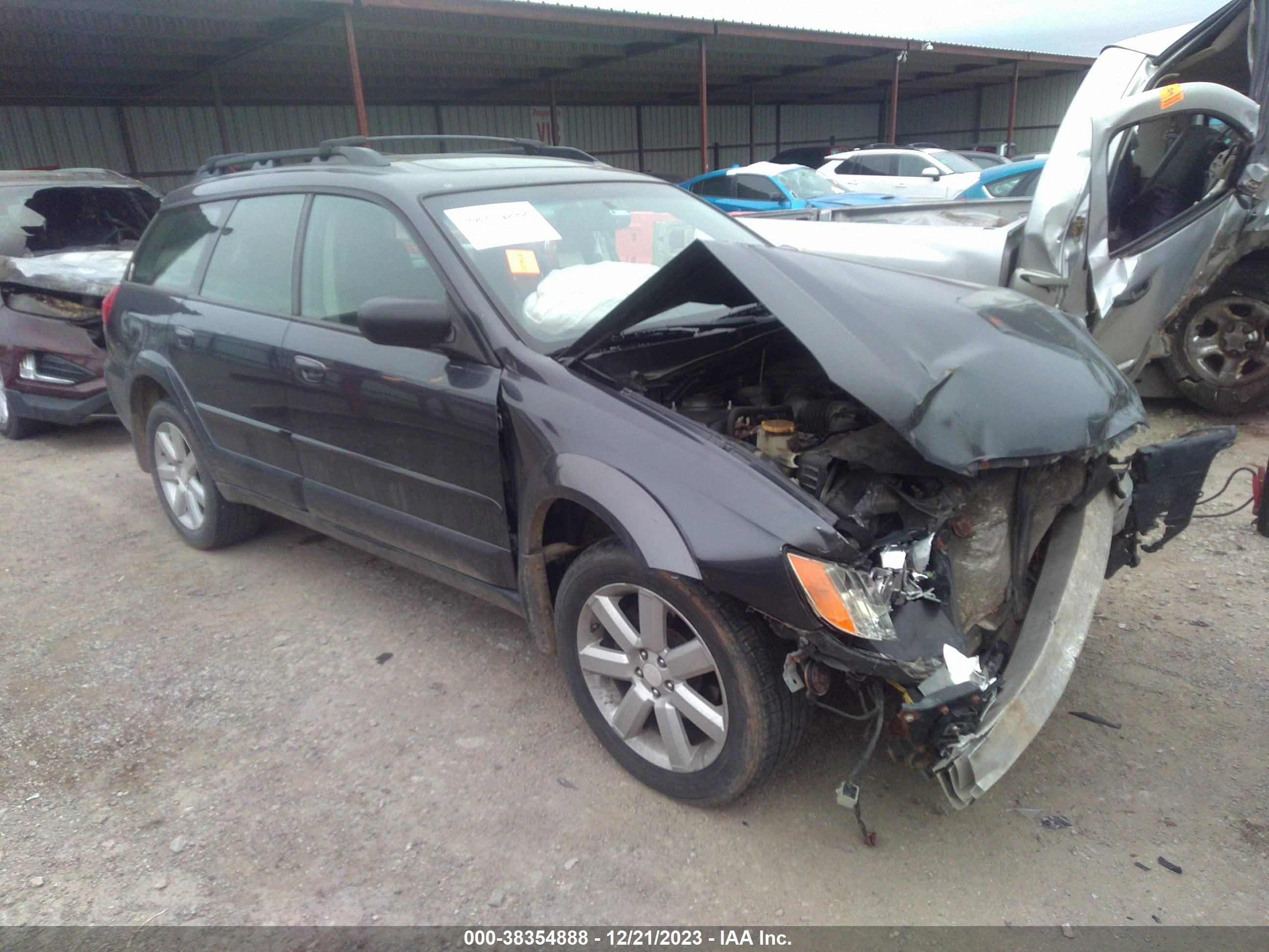 SUBARU OUTBACK 2008 4s4bp62c387365611