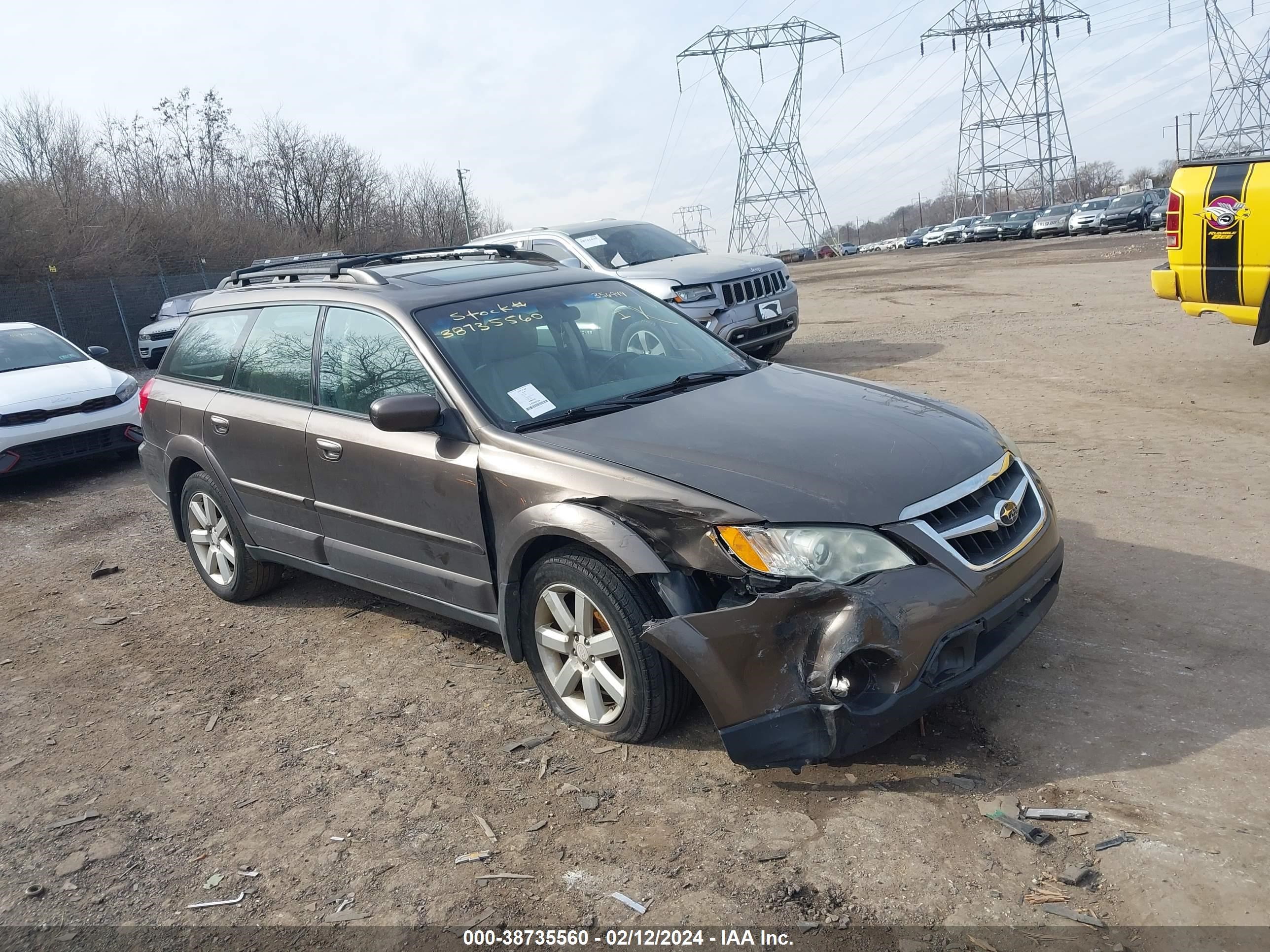 SUBARU OUTBACK 2008 4s4bp62c687356949