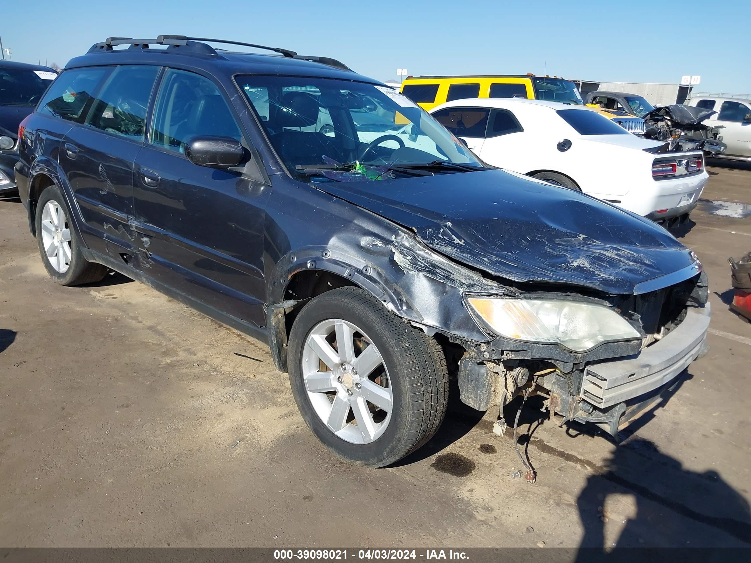 SUBARU OUTBACK 2008 4s4bp62c787335057