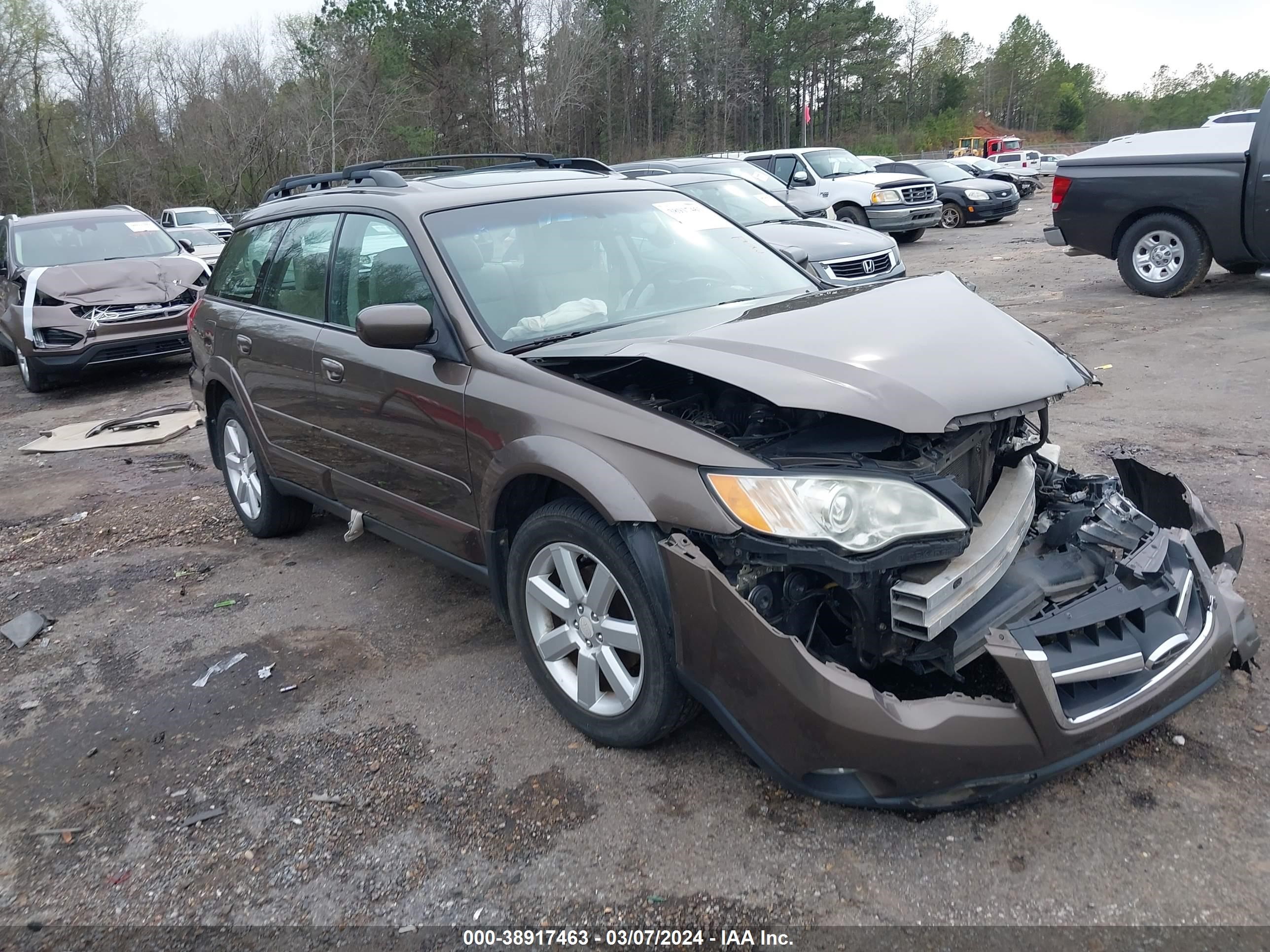 SUBARU OUTBACK 2008 4s4bp62c787339500